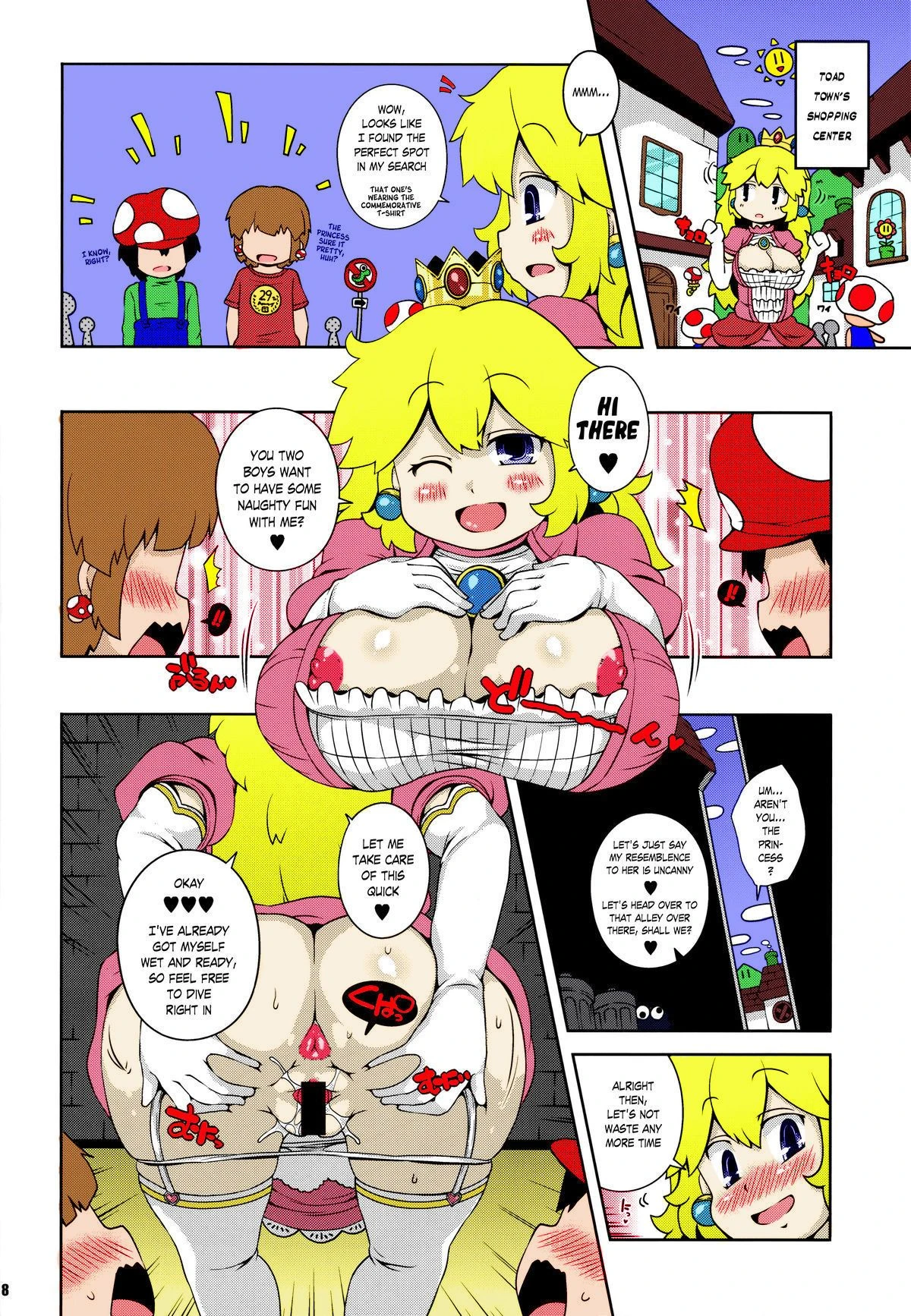 Super Bitch World – Super Mario Brothers porn comic picture 7