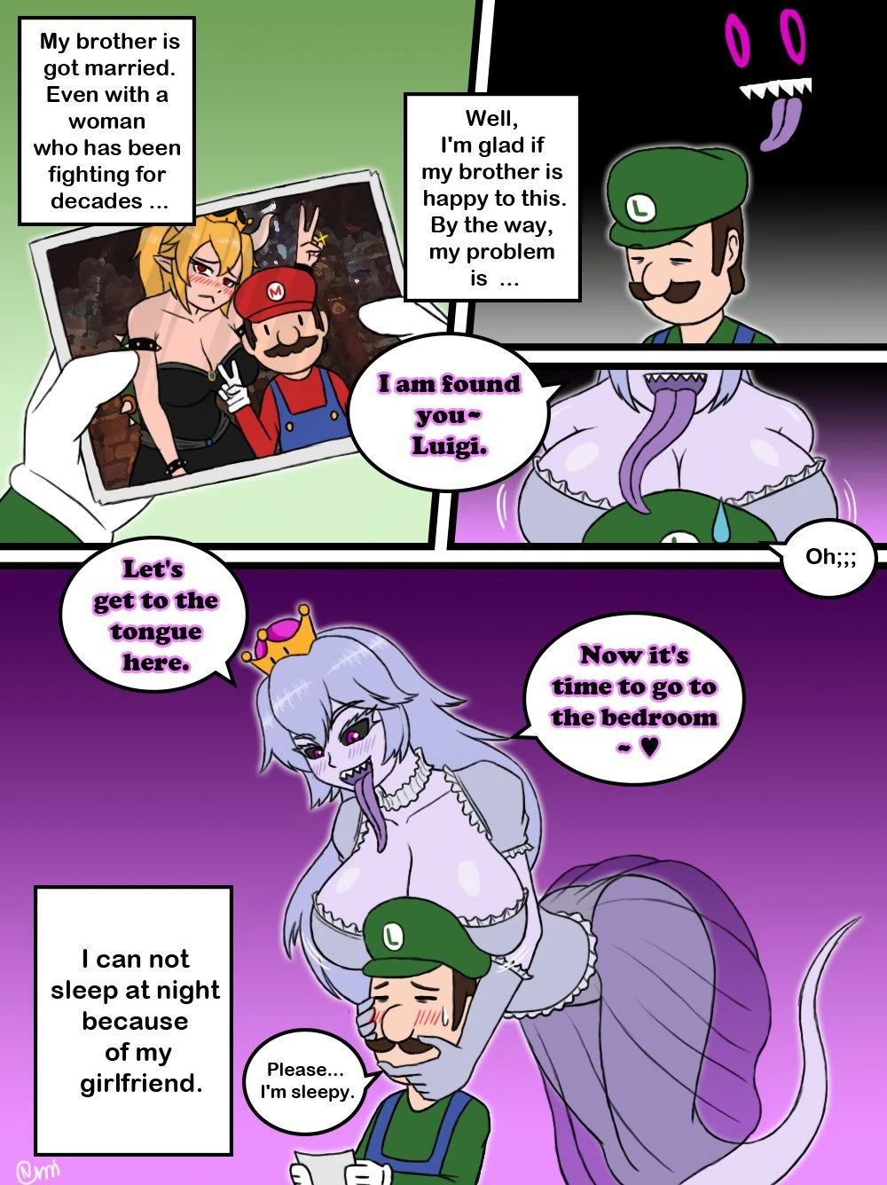 Super crown bowser porn comic picture 10