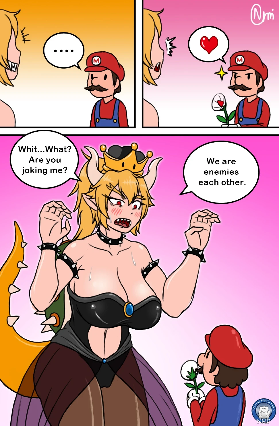 Super crown bowser porn comic picture 2