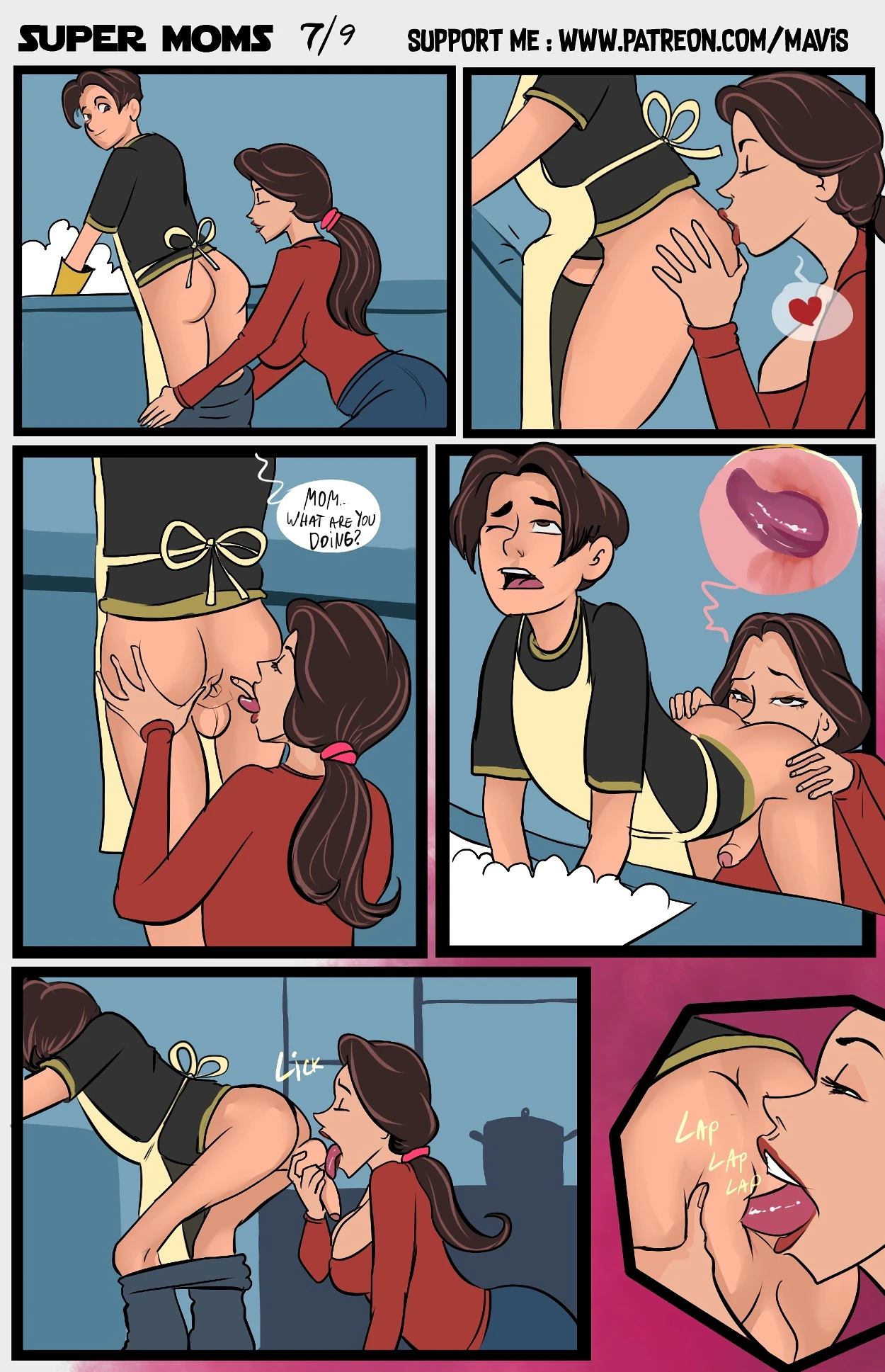 Super Moms porn comic picture 8