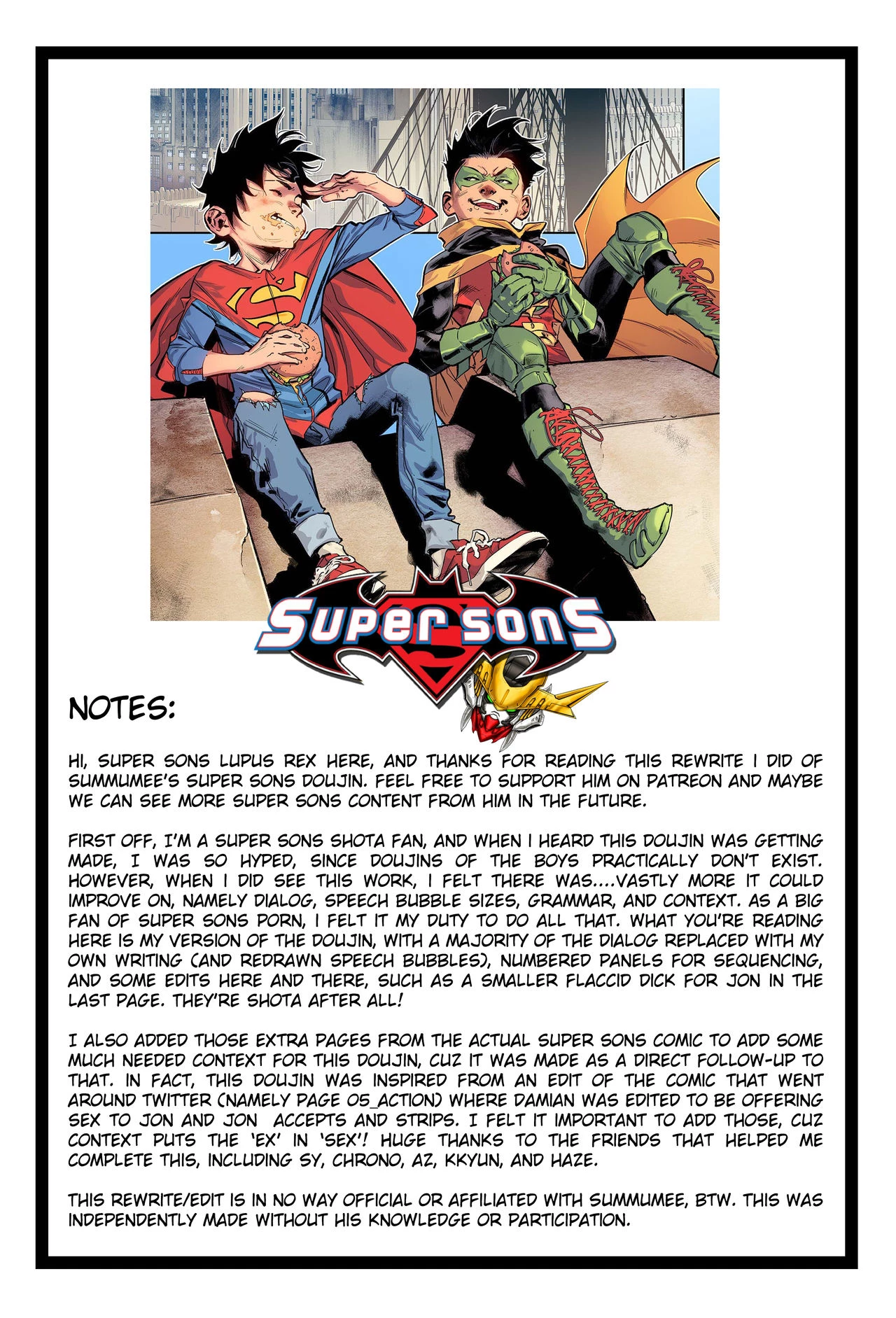 Super Sons: My Best Friend porn comic picture 15