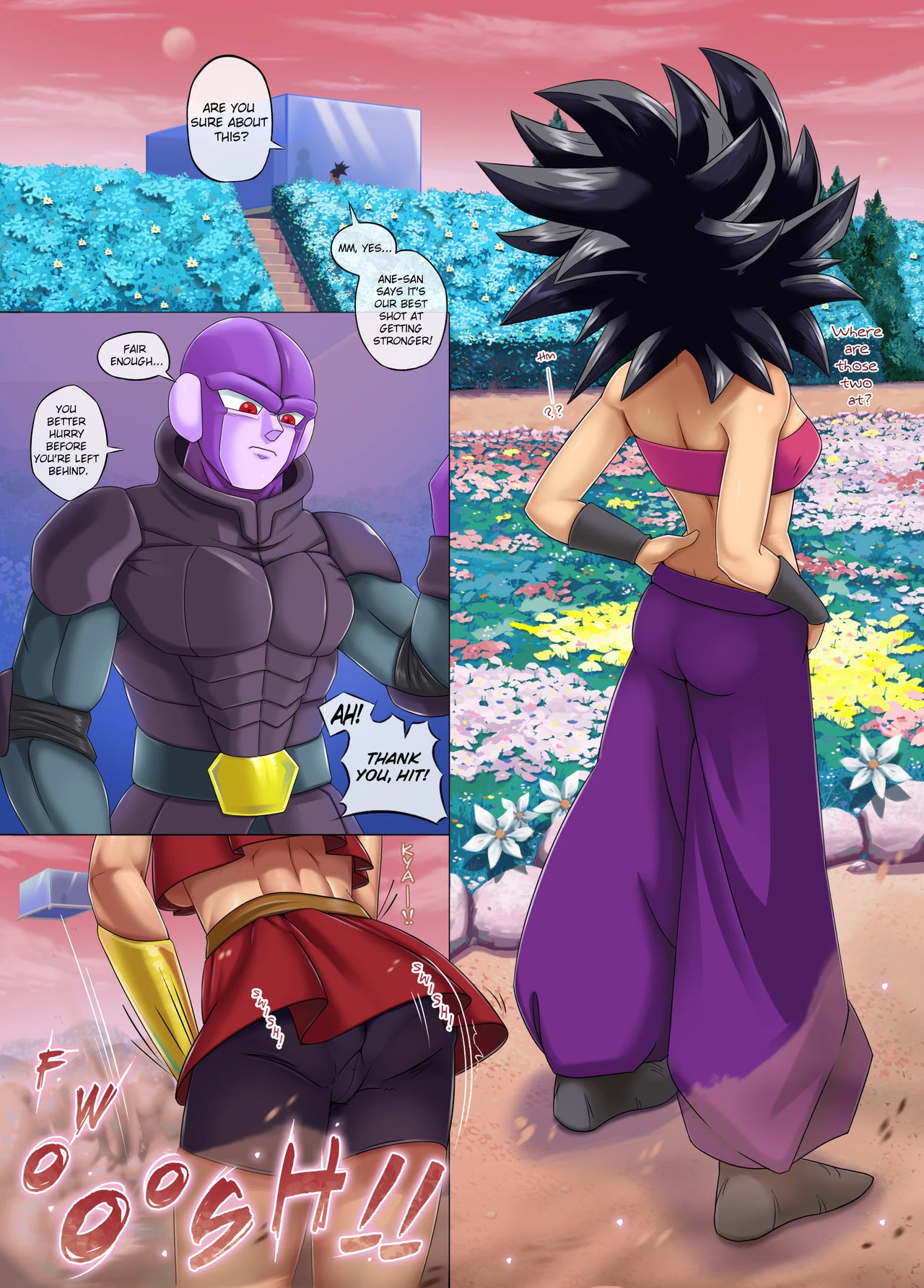 Super Stuffed Saiyan porn comic picture 2