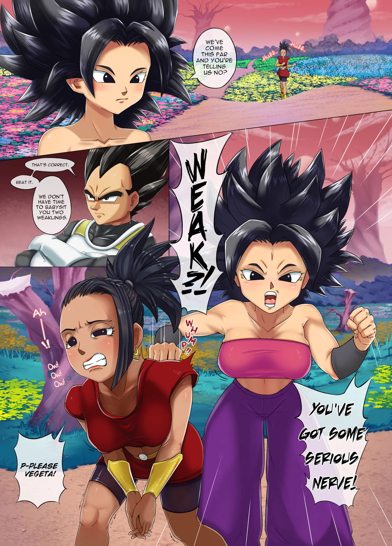 Super Stuffed Saiyan porn comic picture 3