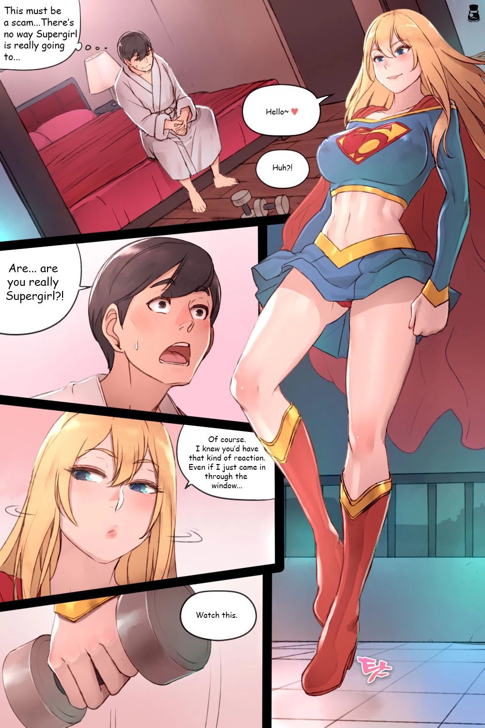Supergirl's Secret Service porn comic picture 2