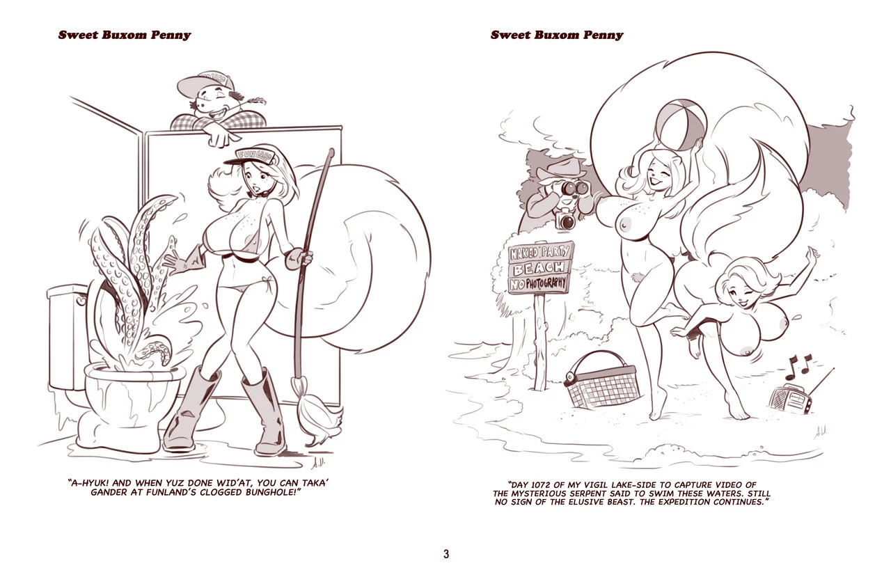 Sweet Buxom Penny Cartoons porn comic picture 4
