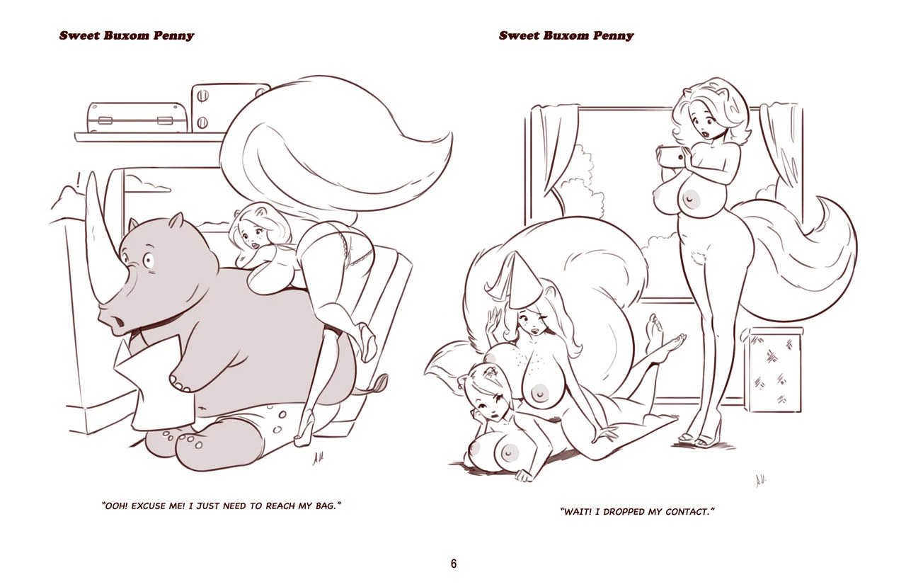 Sweet Buxom Penny Cartoons porn comic picture 7