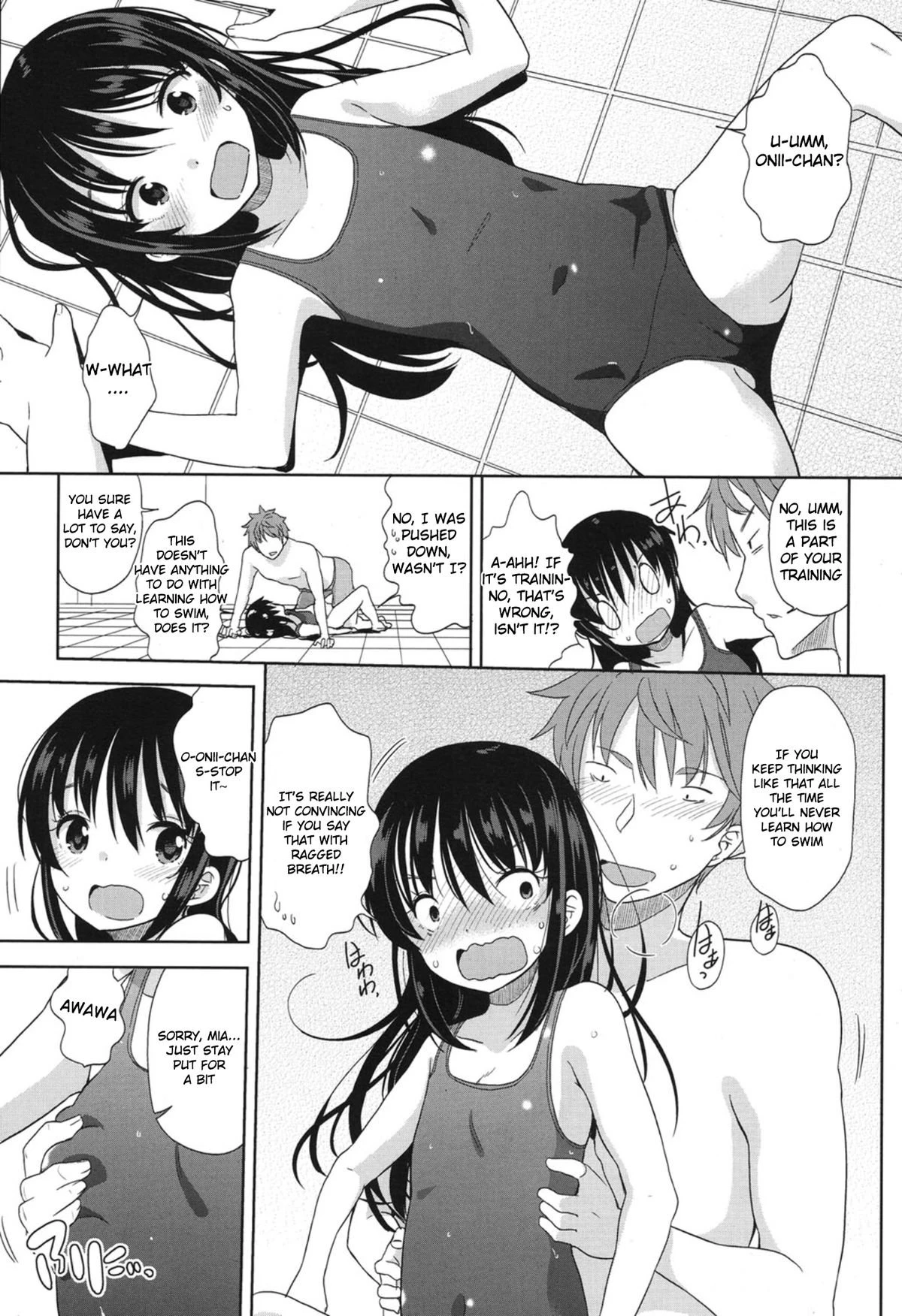 Swimsuit Study! | Mizugi de Obenkyou porn comic picture 9