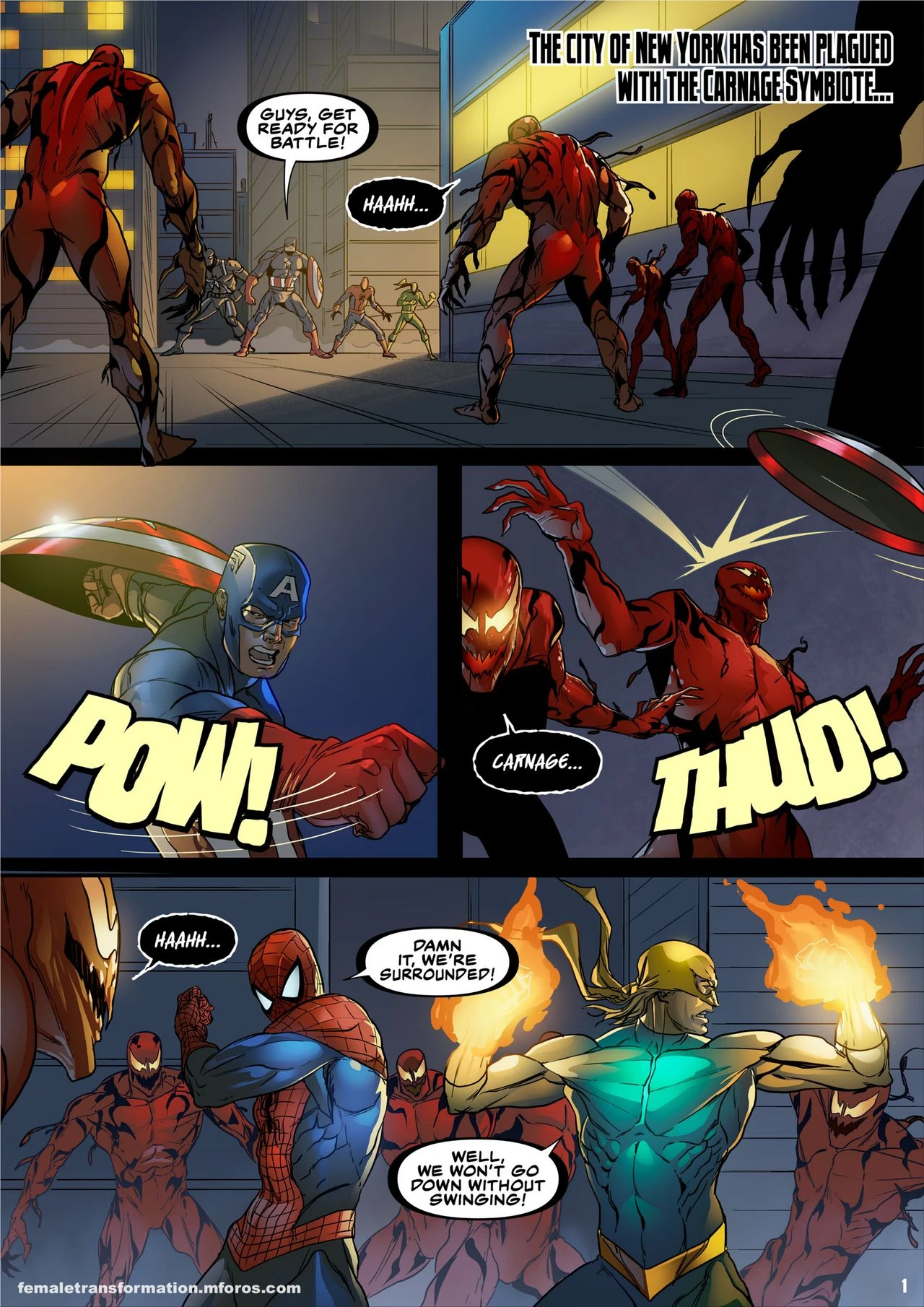 Symbiote Queen porn comic picture 3