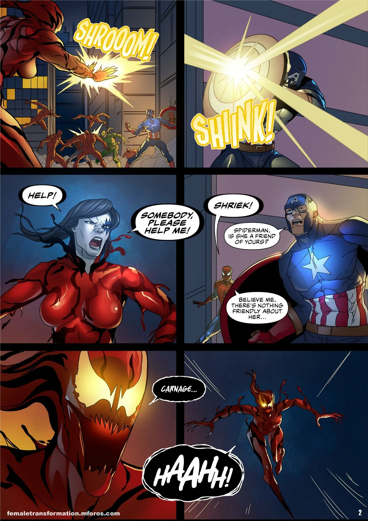 Symbiote Queen porn comic picture 4