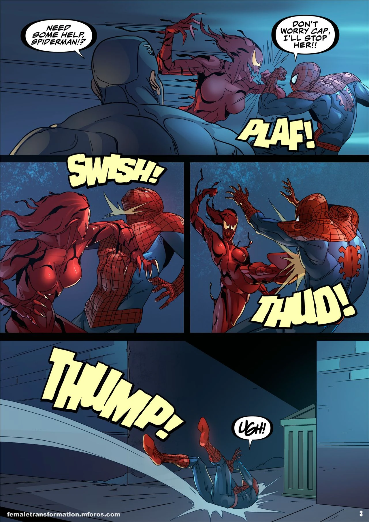 Symbiote Queen porn comic picture 5