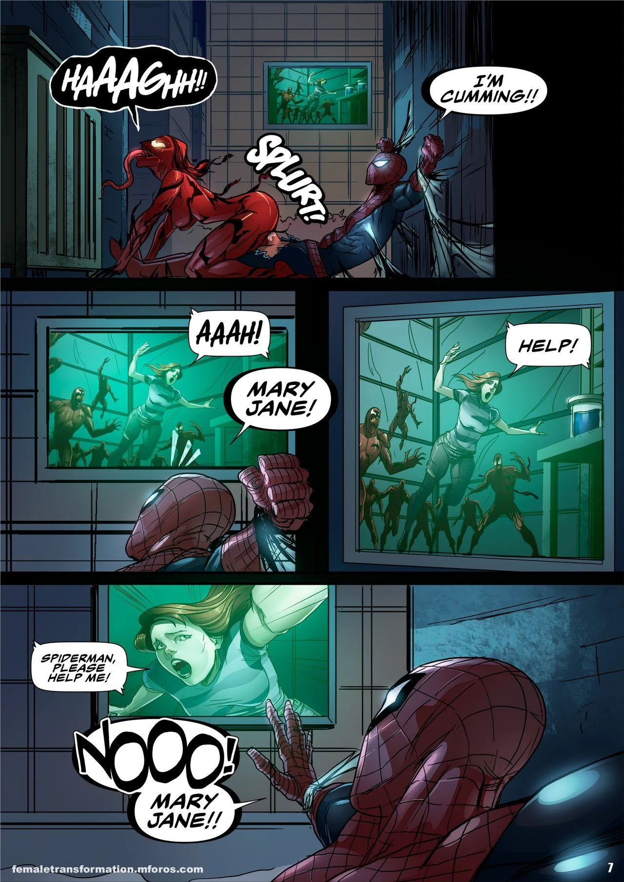 Symbiote Queen porn comic picture 9