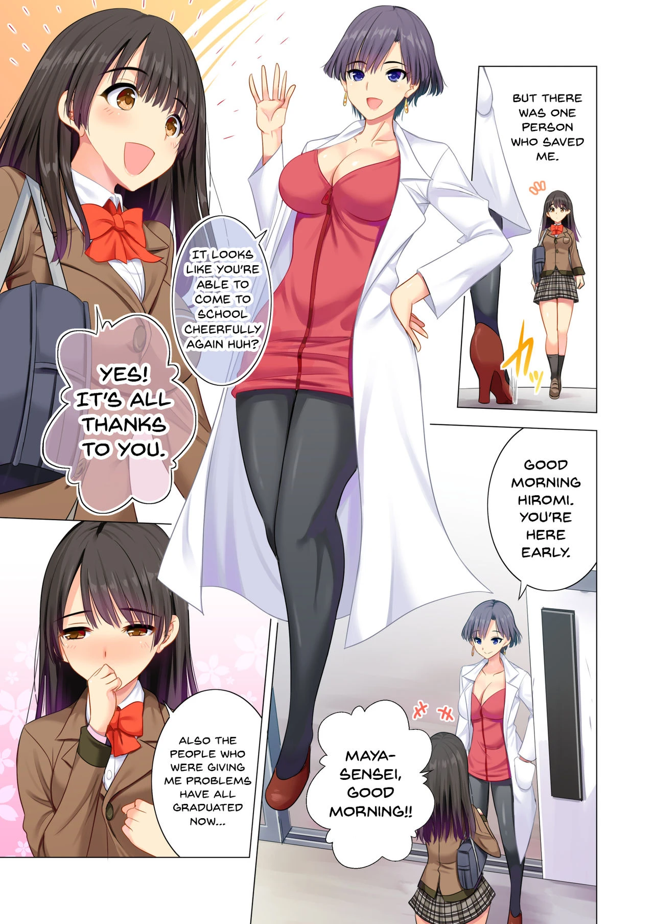 Taiiku Kyoushi ni Kegasareta Yuri no Hanazono porn comic picture 6