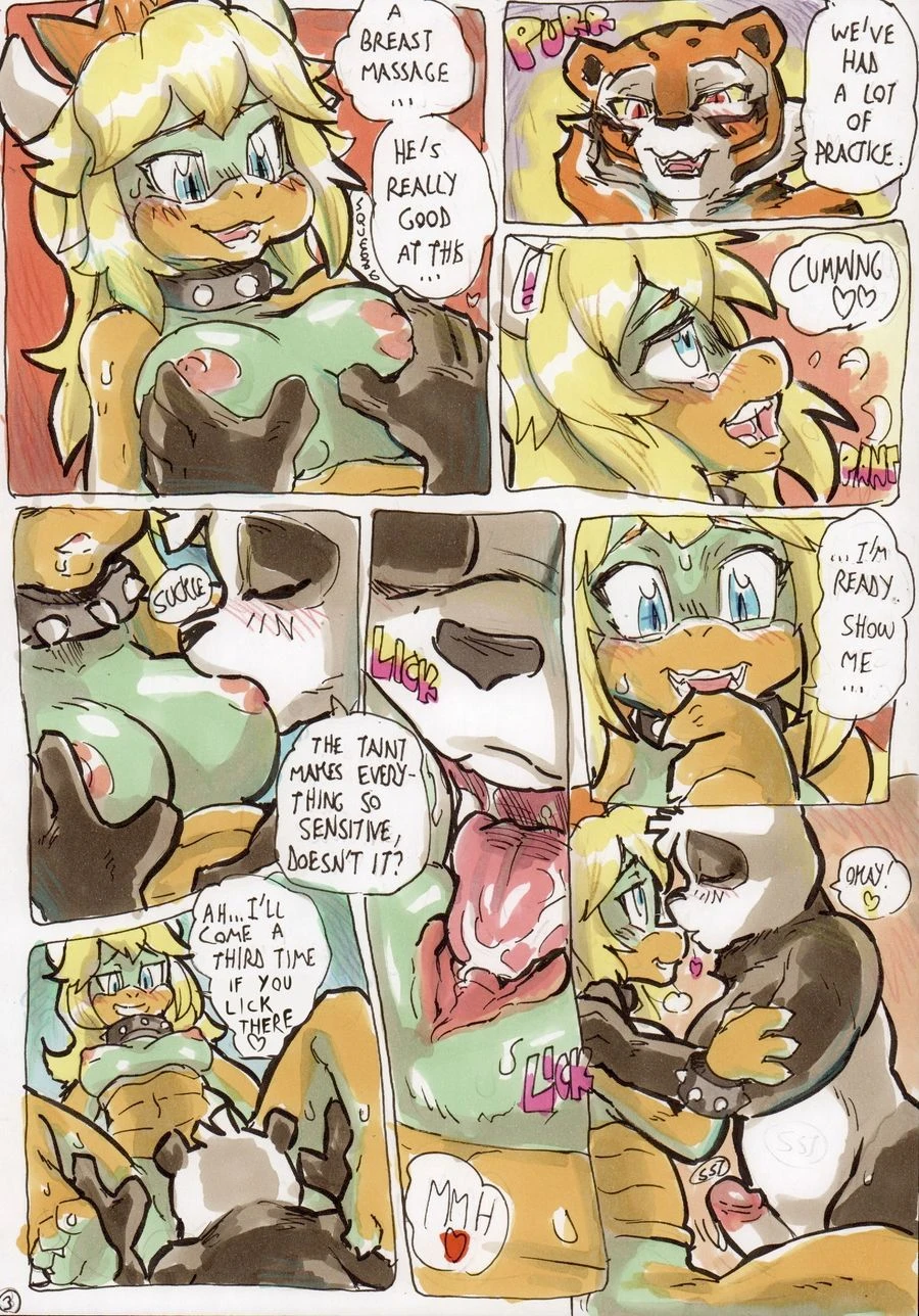 Tainted Bowsette porn comic picture 3