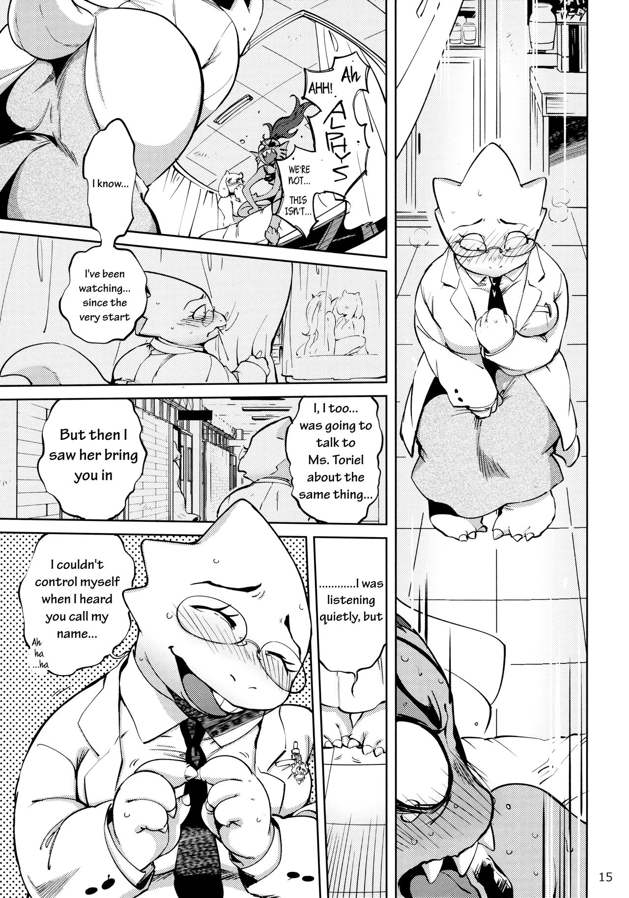 Teach Me TORIEL-sensei porn comic picture 14