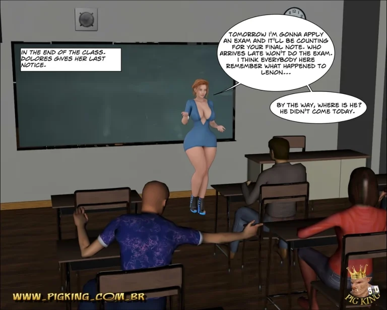 Teacher Dolores꧇ Learning a Lesson porn comic picture 3