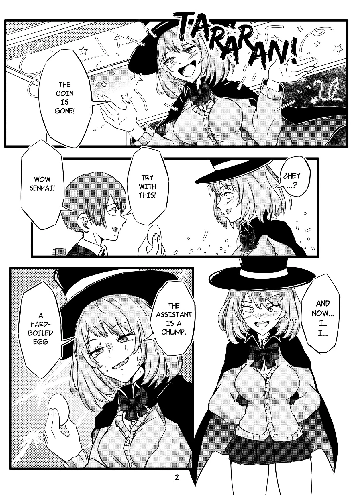 Tejina Senpai Vanishing porn comic picture 3