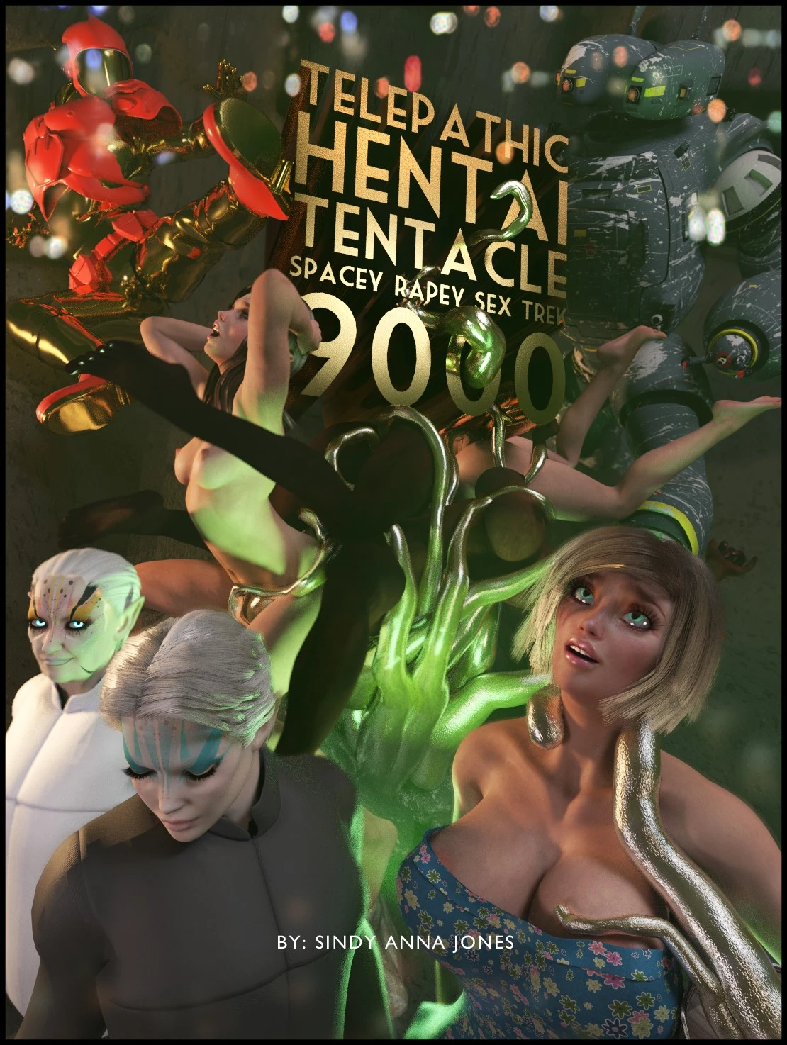 Telepathic Hentai Tentacle Spacey Rapey Sex Trek 9000 porn comic picture 1