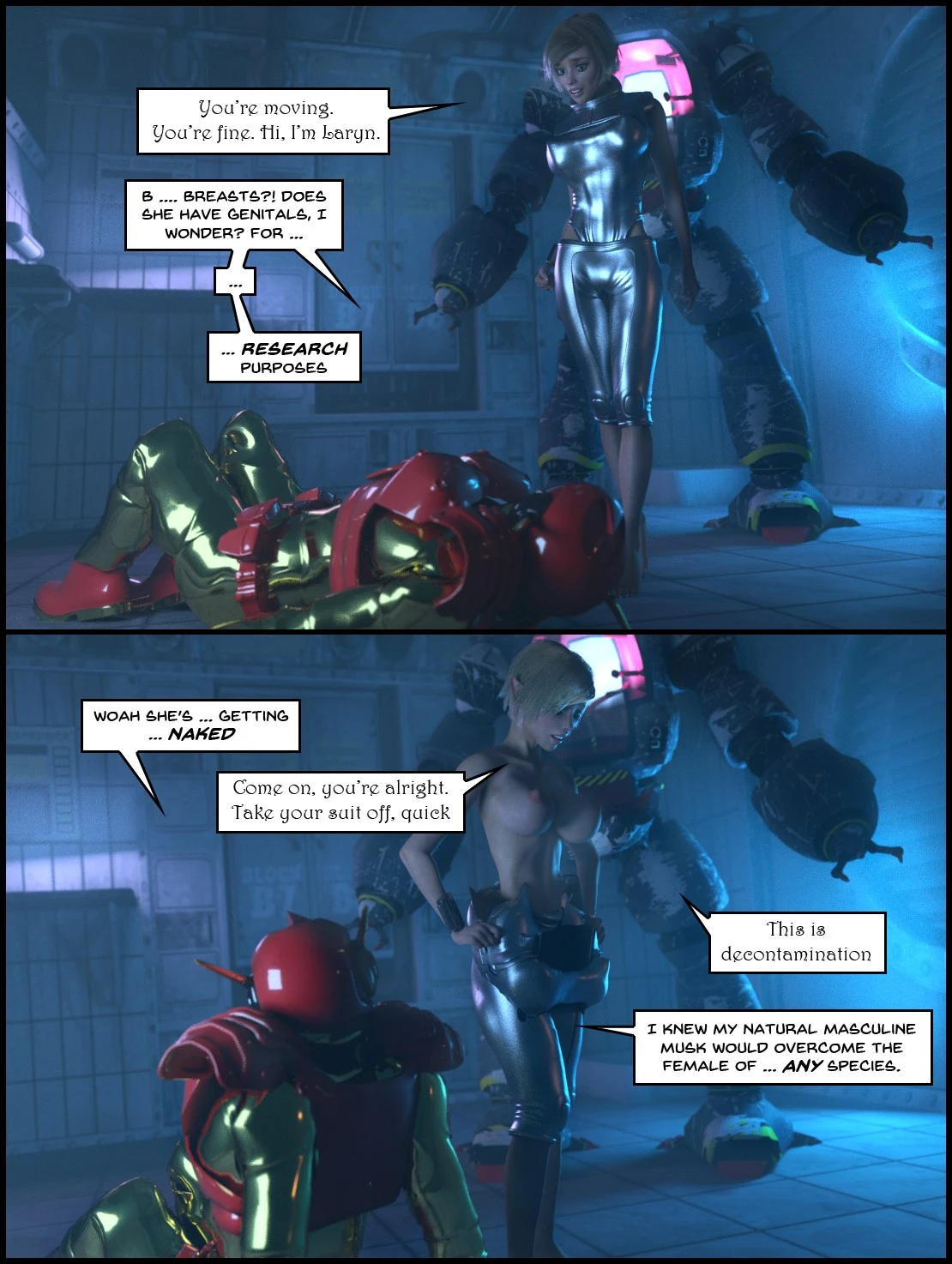 Telepathic Hentai Tentacle Spacey Rapey Sex Trek 9000 porn comic picture 29