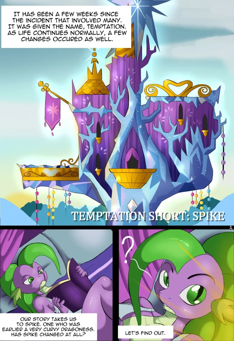 Temptation - Spike porn comic picture 1