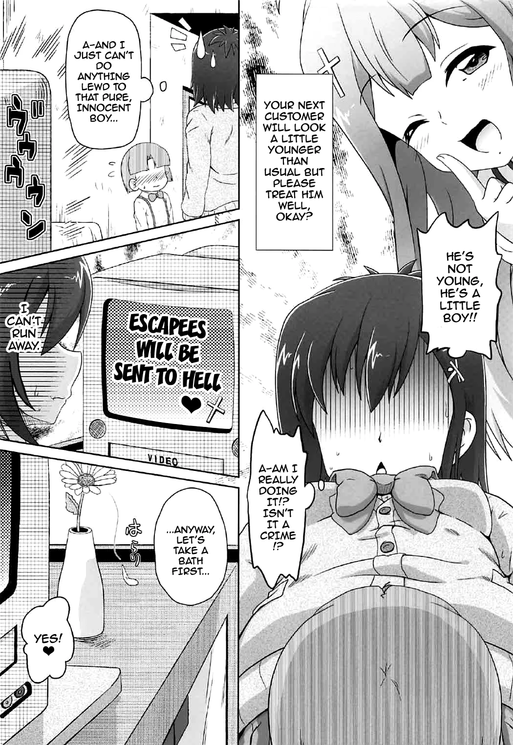 Tenshi to Akuma wa Fuuzokuten de Hataraku Koto ni Narimashita porn comic picture 15