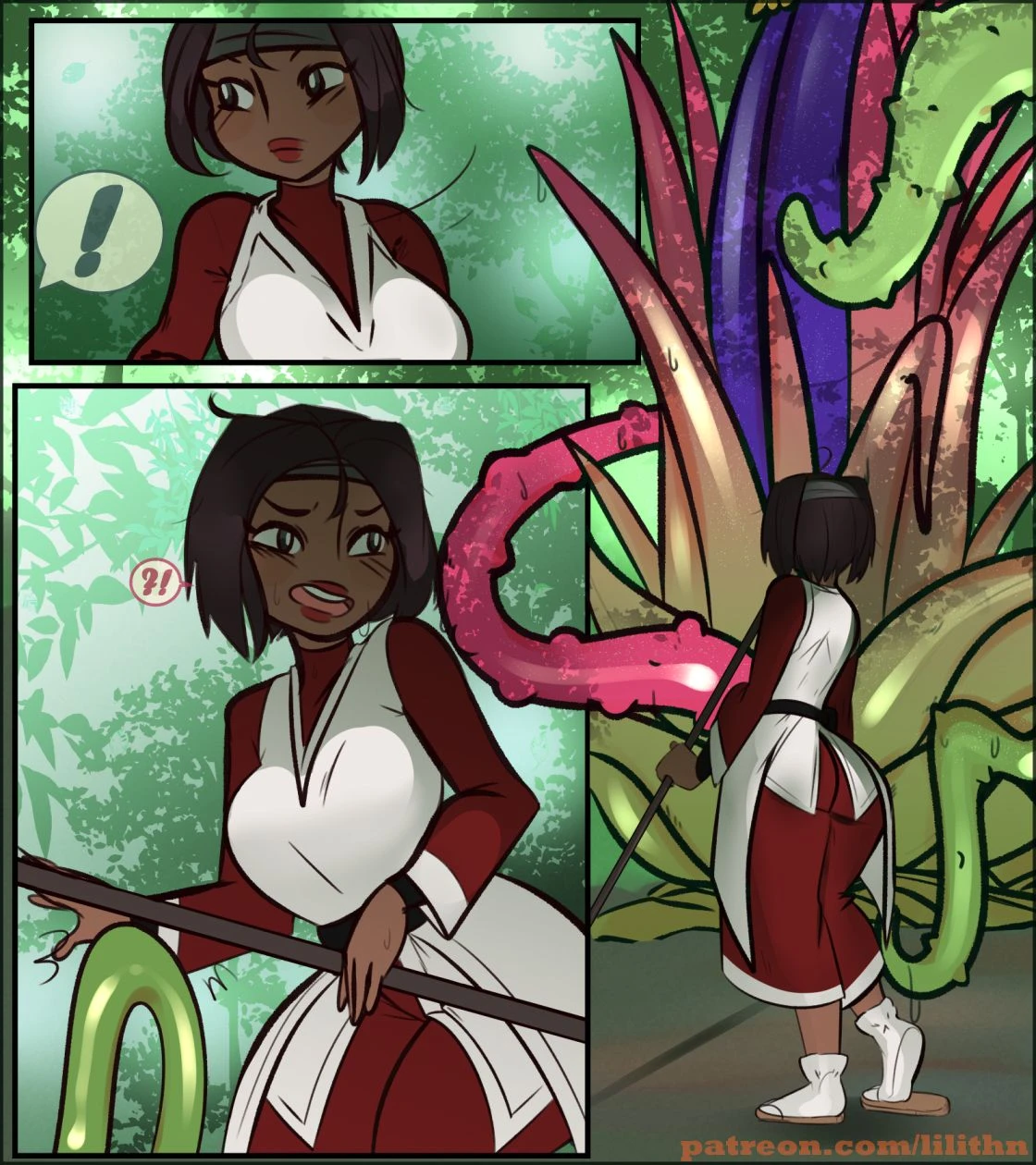 Tentacle Attack porn comic picture 1