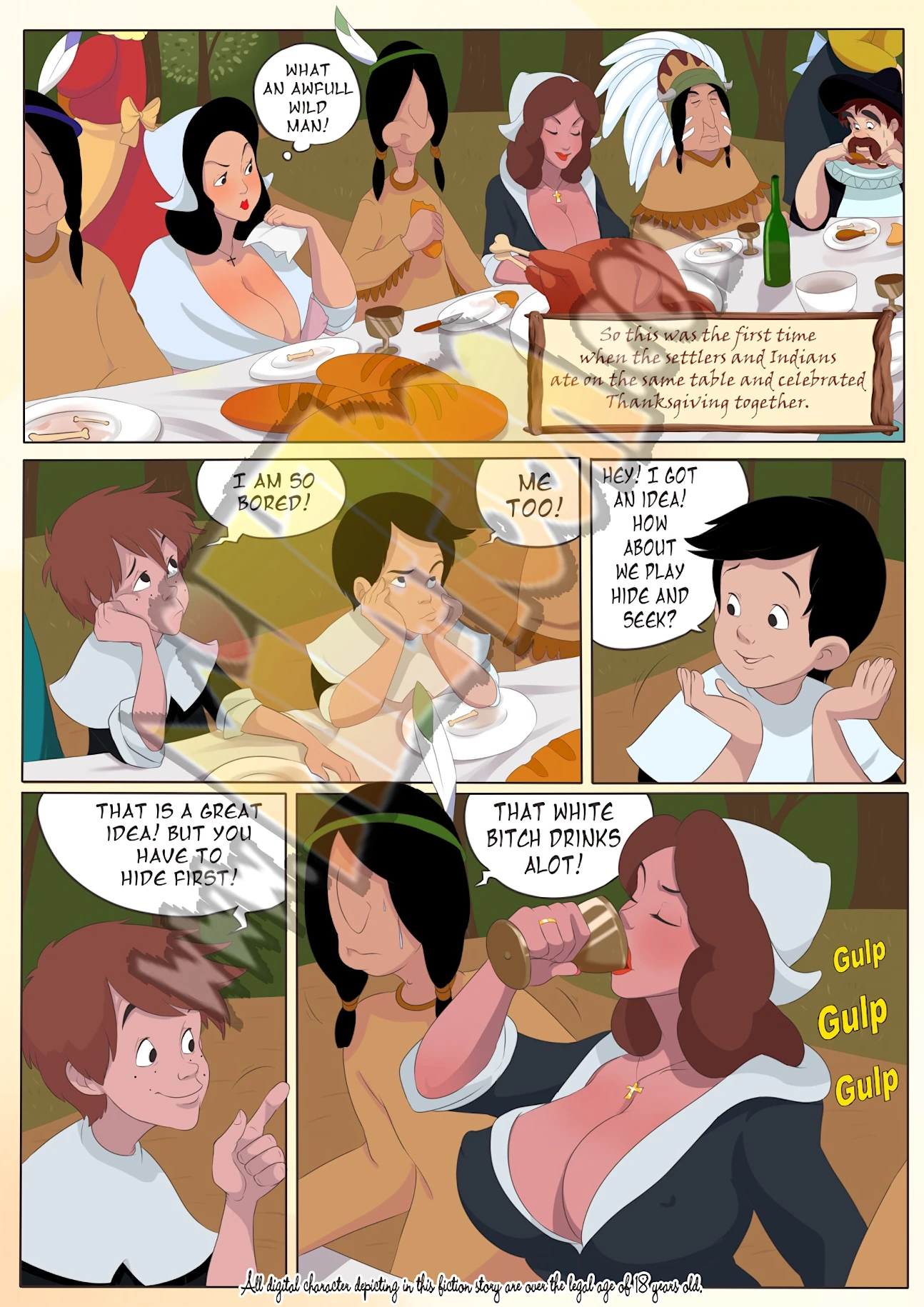 Thankstaking porn comic picture 3