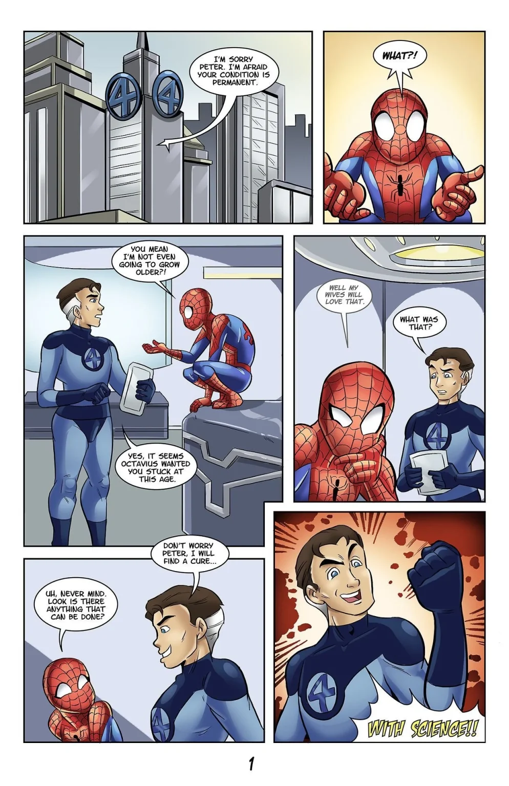The Adventures Of Young Spidey - Chapter 1 (Various) [Glassfish] porn comic picture 1