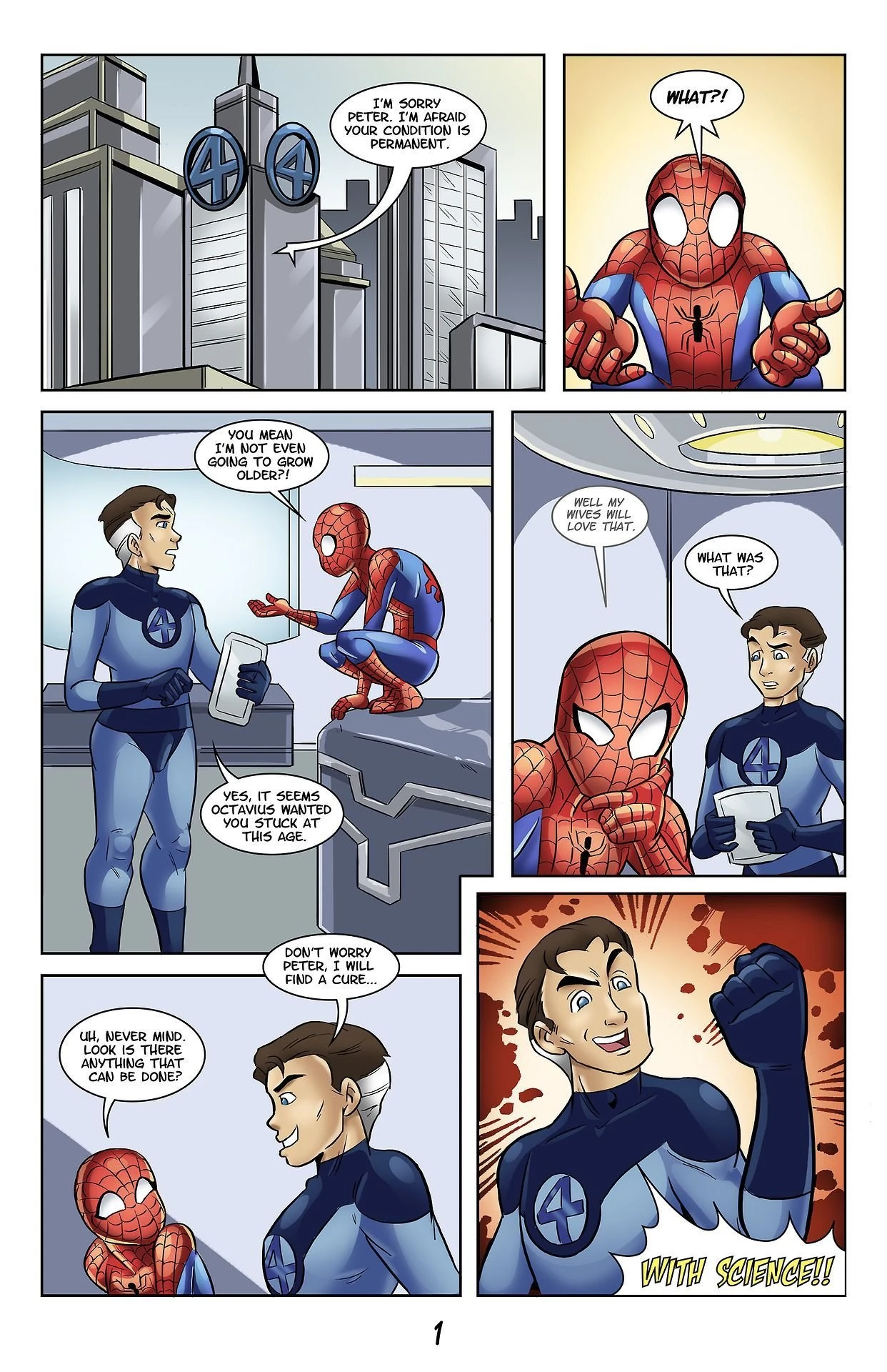 The Adventures Of Young Spidey - Chapter 1 (Various) [Glassfish] porn comic picture 1