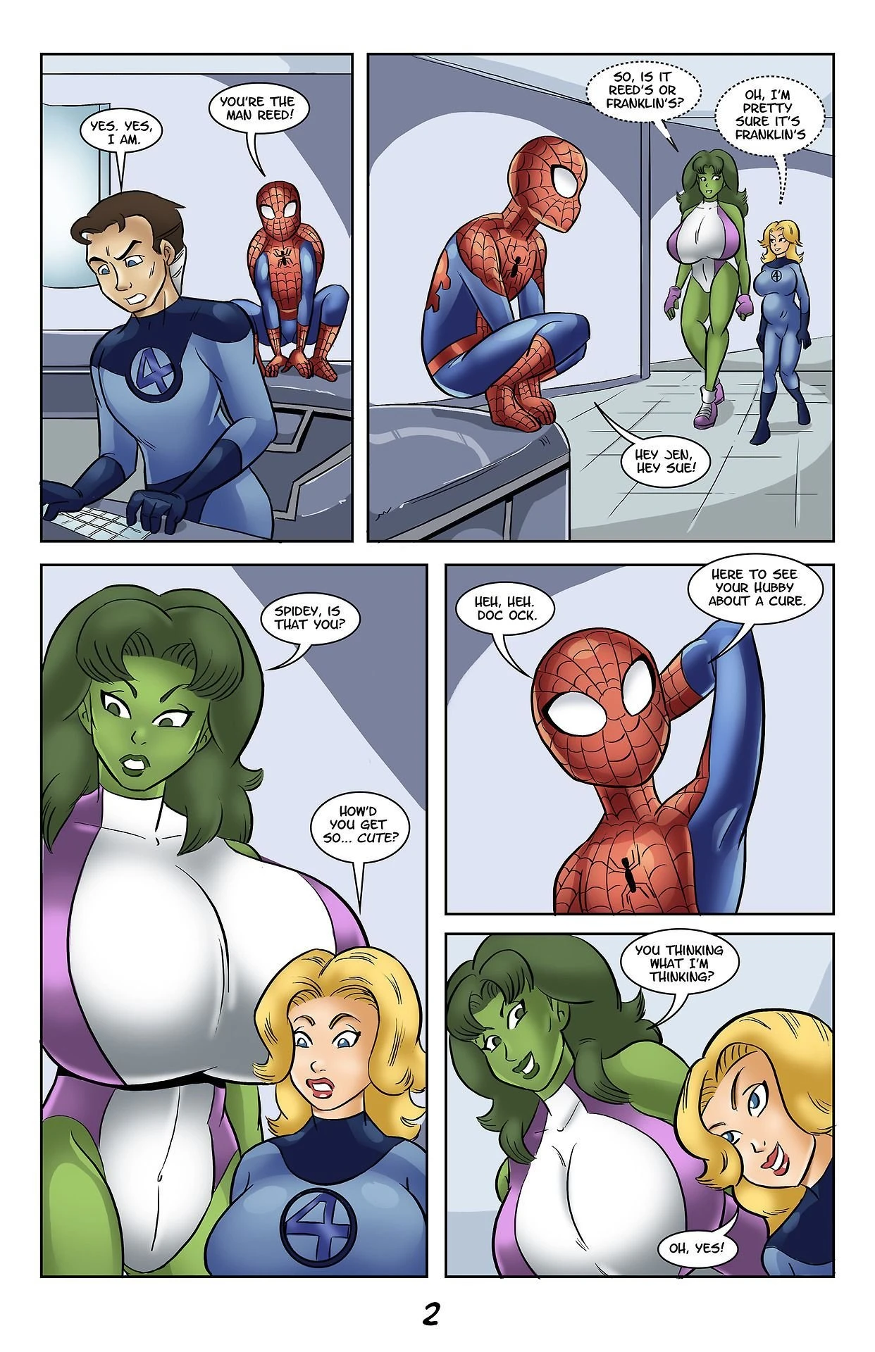 The Adventures Of Young Spidey - Chapter 1 (Various) [Glassfish] porn comic picture 2