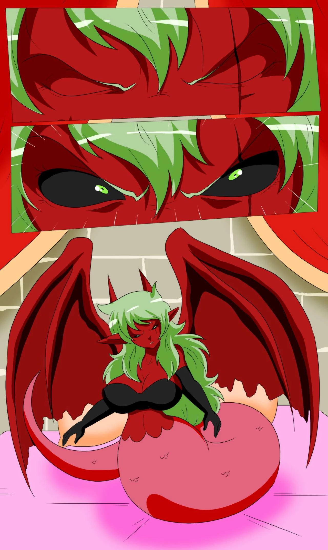 The Alluring Demon Kiss porn comic picture 25