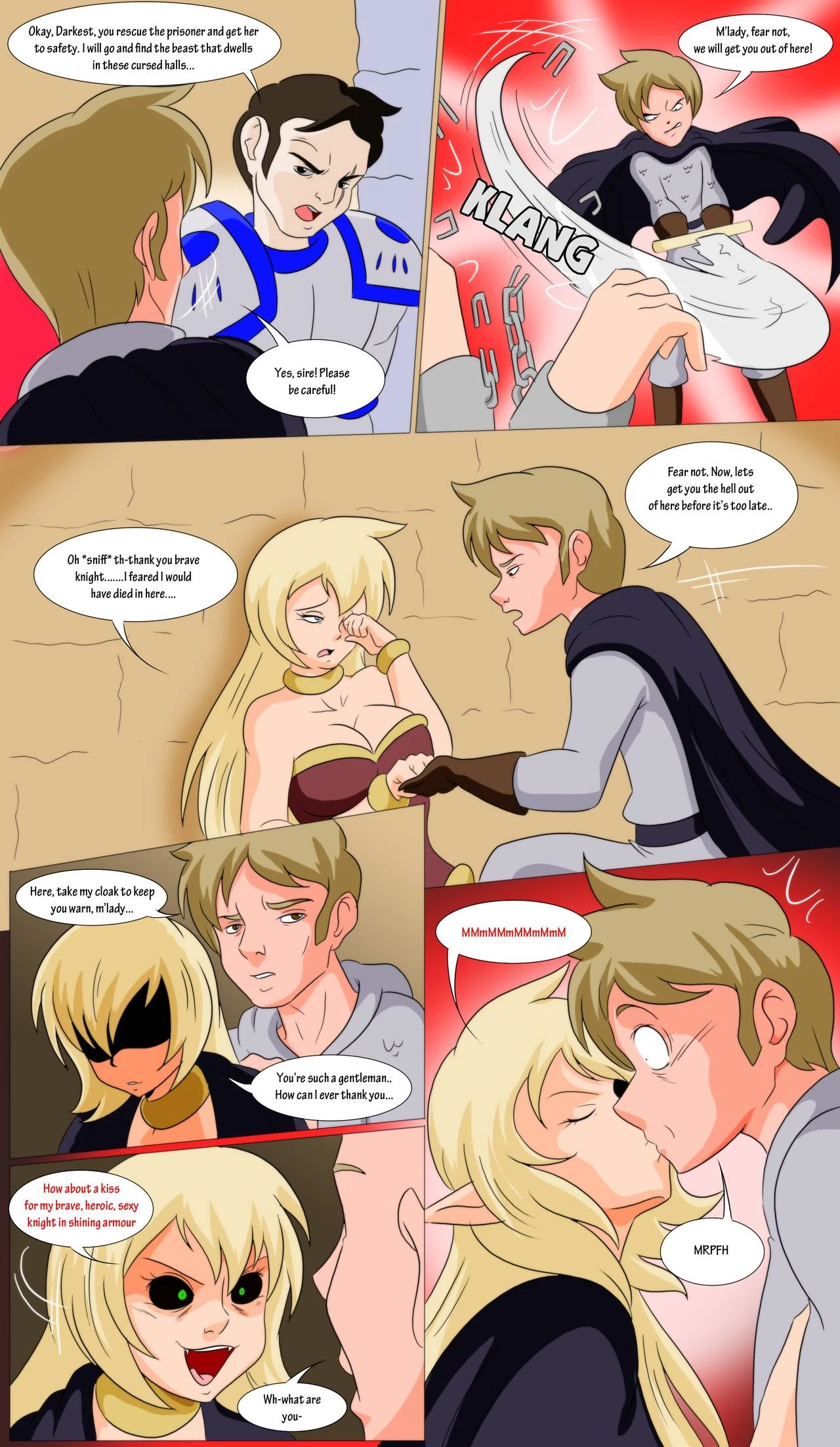 The Alluring Demon Kiss porn comic picture 5