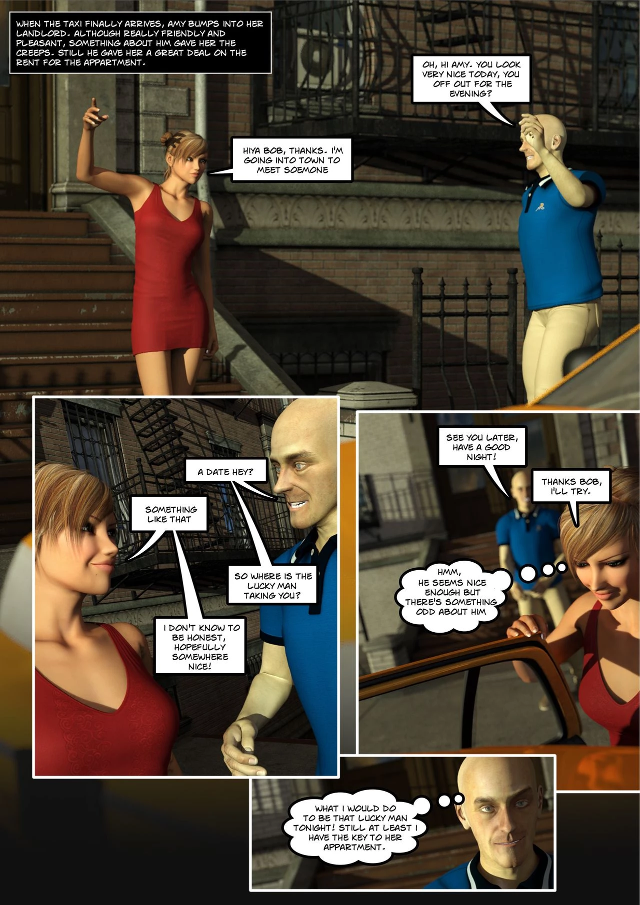 The Bad Date porn comic picture 11