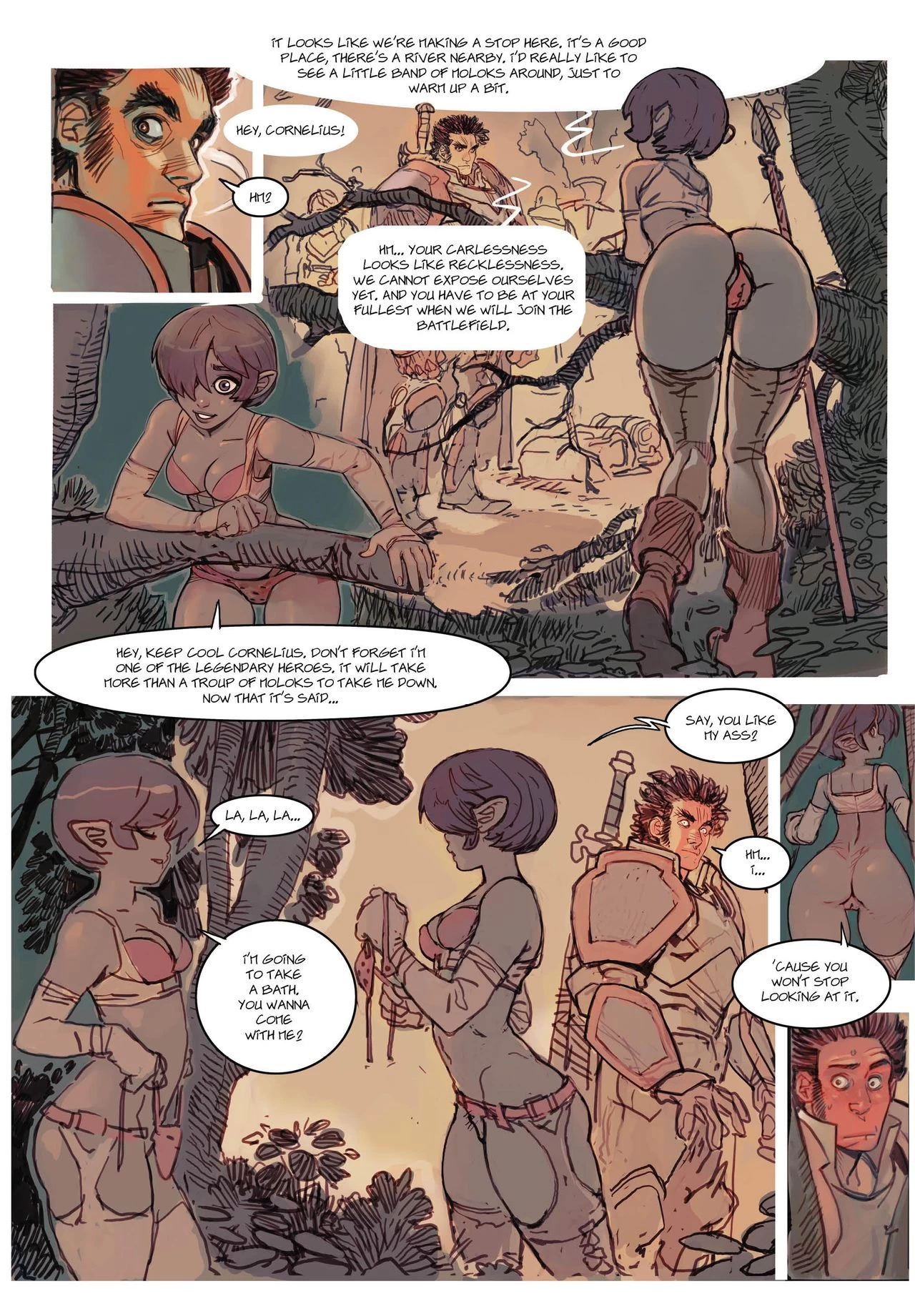 The Battle For Crimsonfall porn comic picture 7