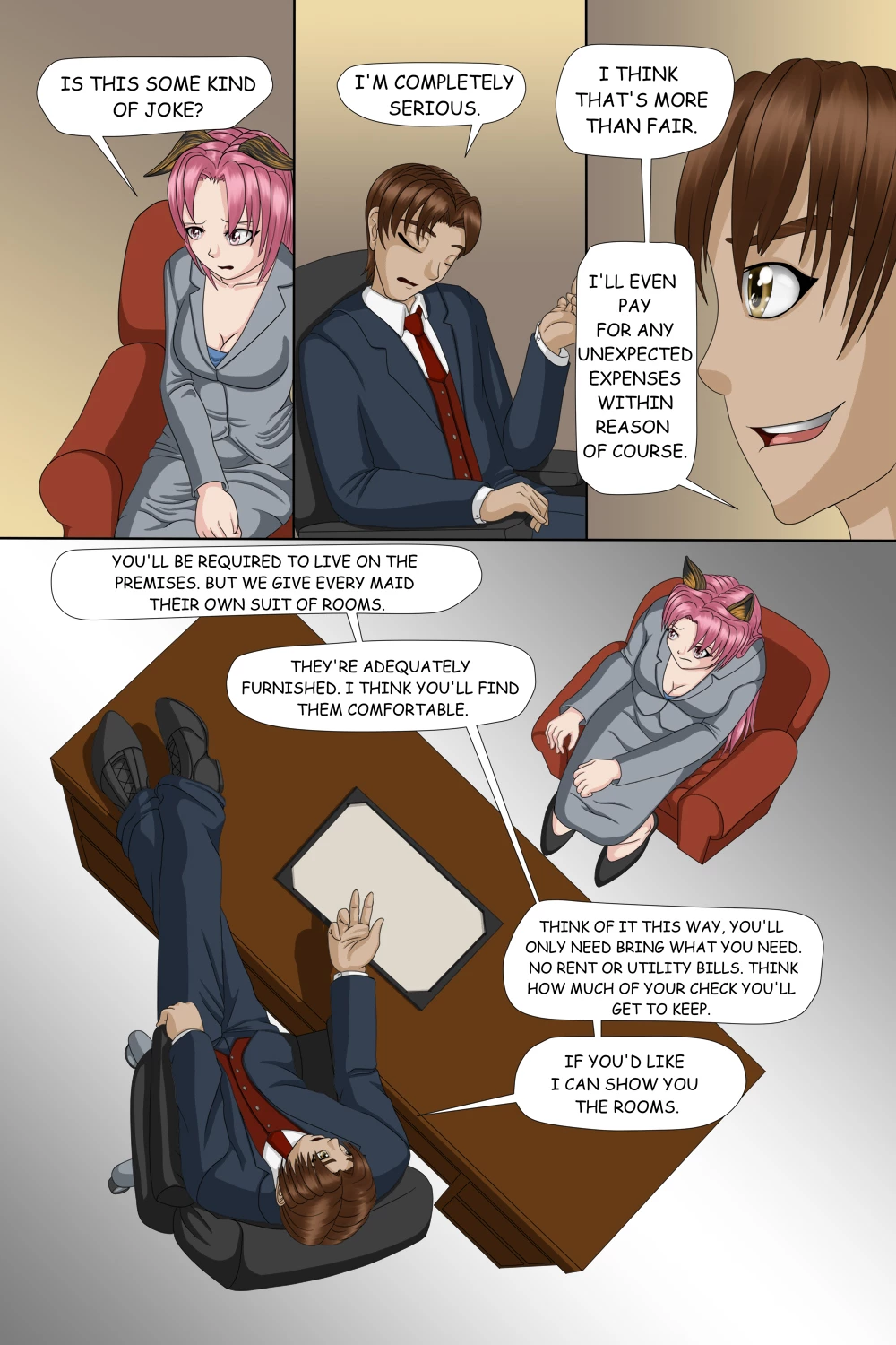 The Cat House Vol. 1: The Interview porn comic picture 14