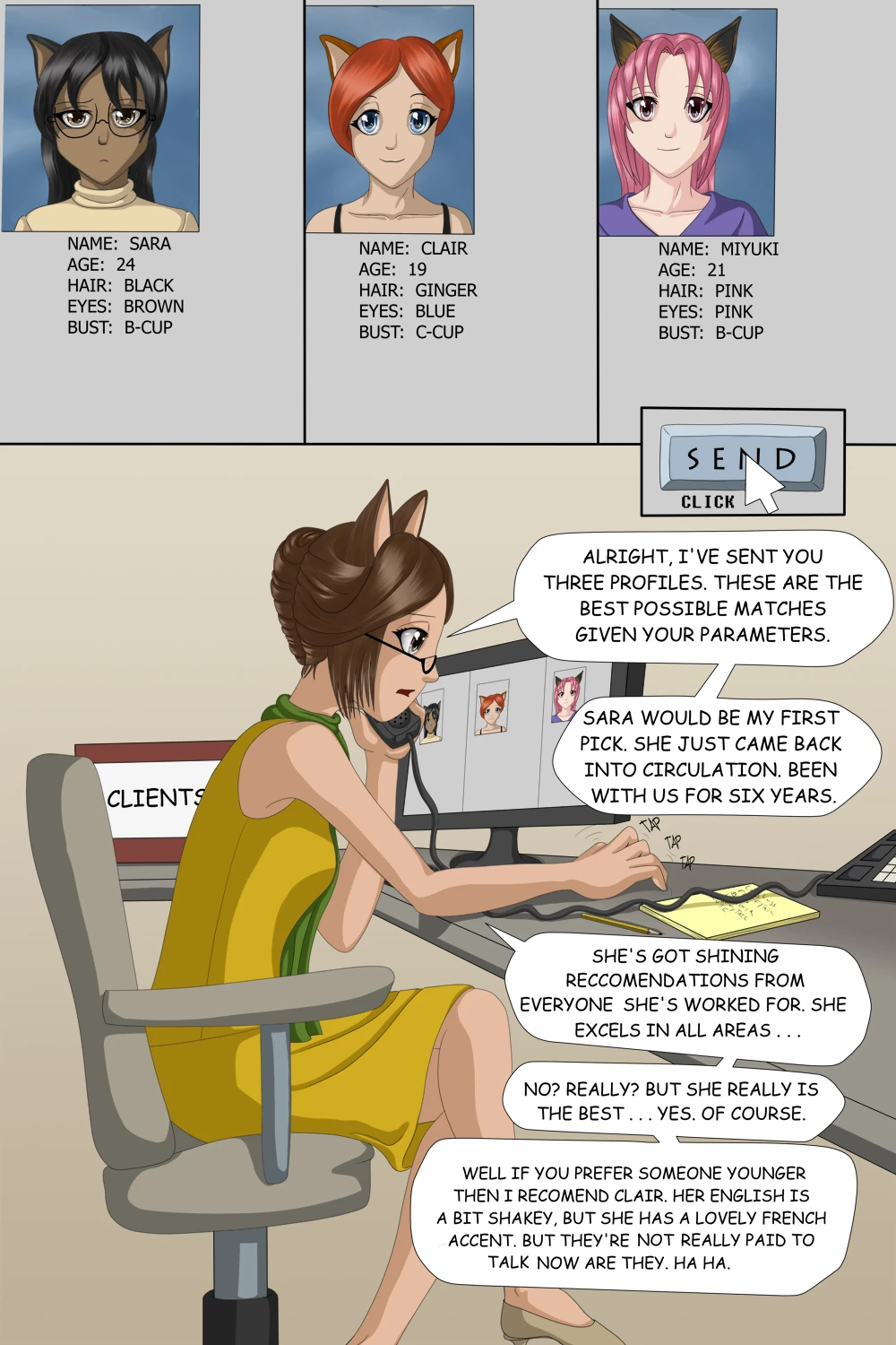 The Cat House Vol. 1: The Interview porn comic picture 4