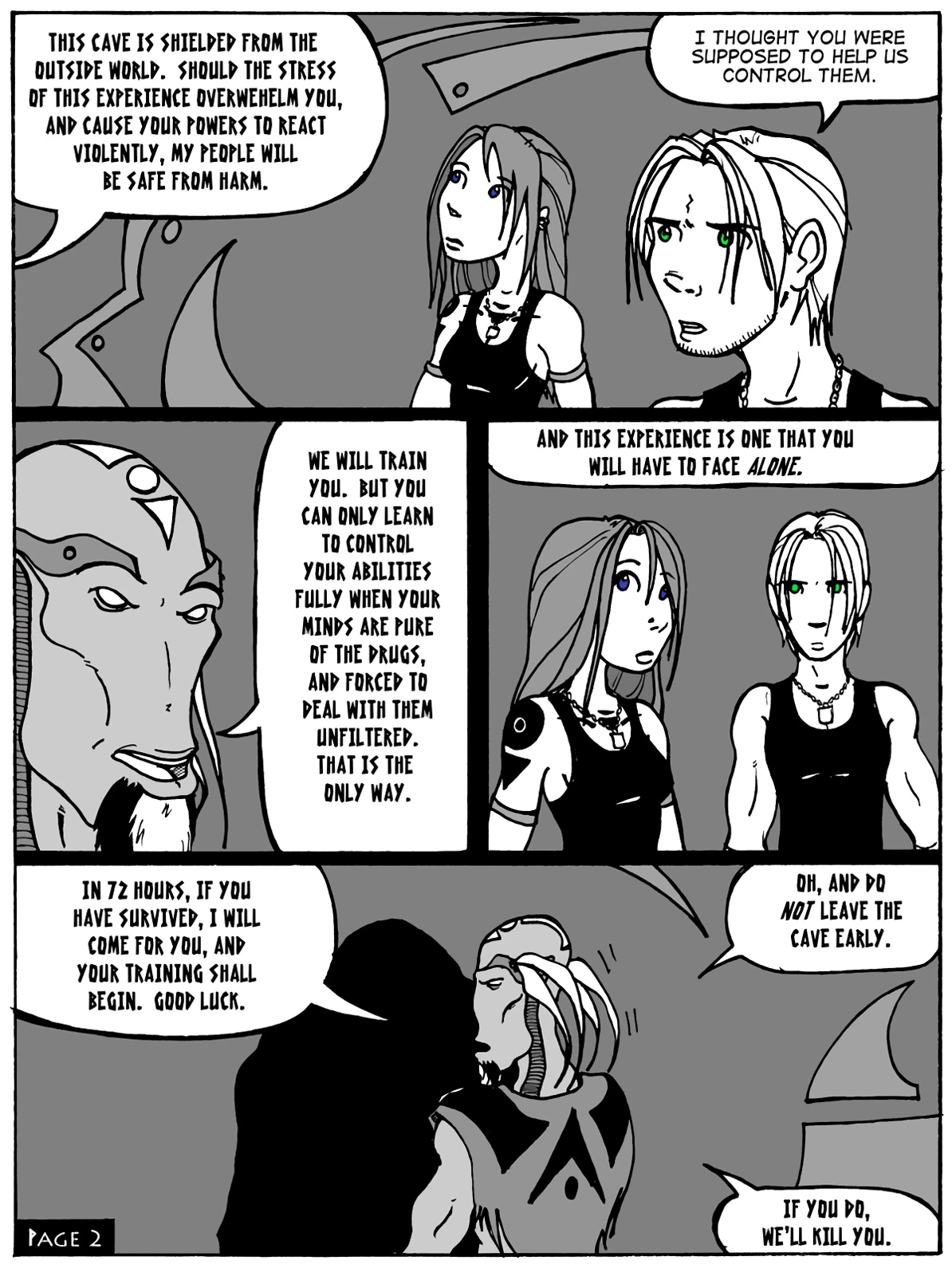 The Cave porn comic picture 2