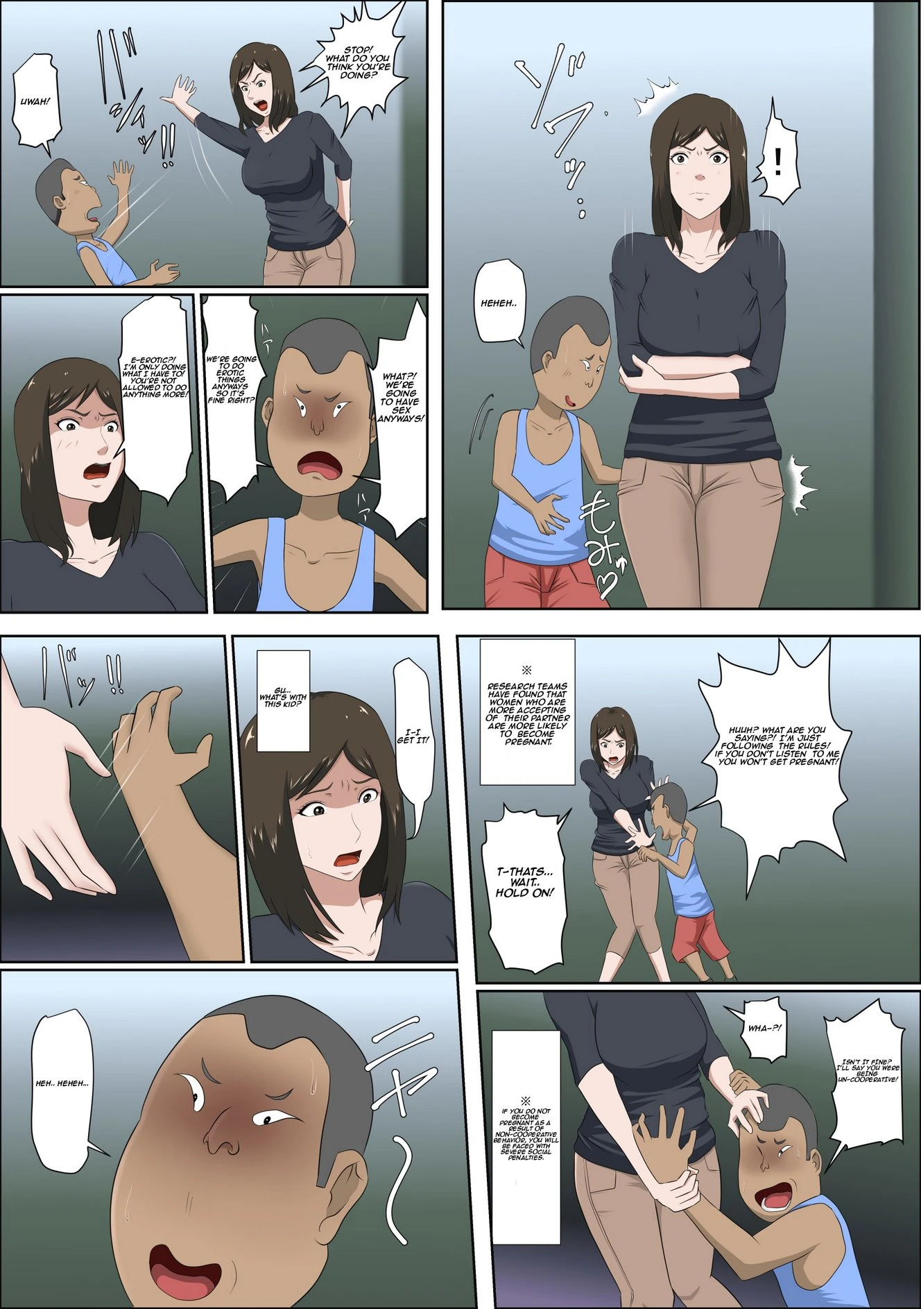 The Consequence of the Birthrate Solution Law... [ porn comic picture 12