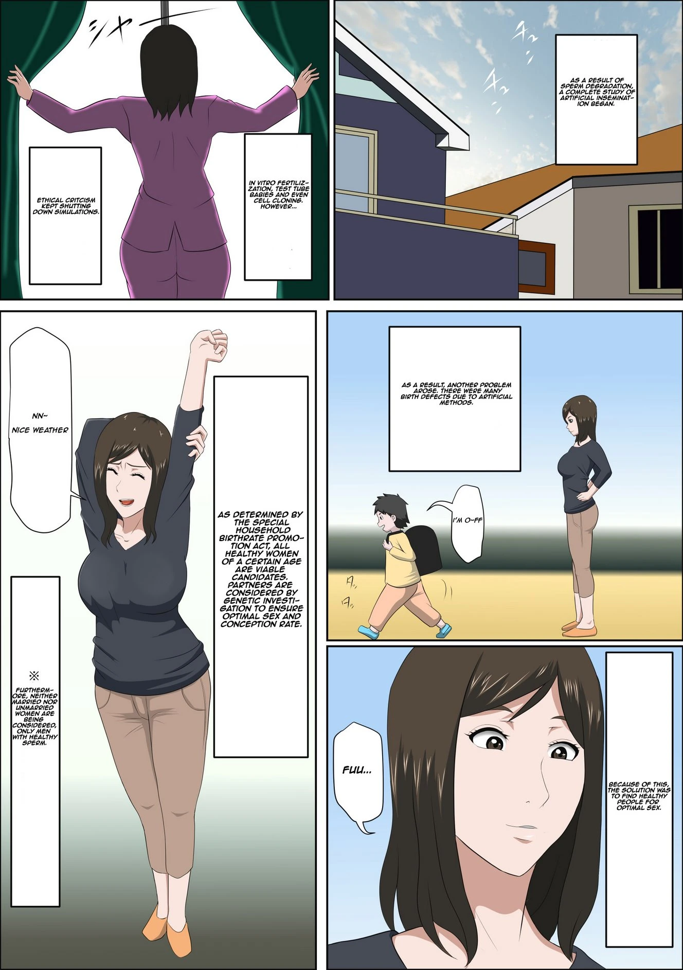The Consequence of the Birthrate Solution Law... [ porn comic picture 7