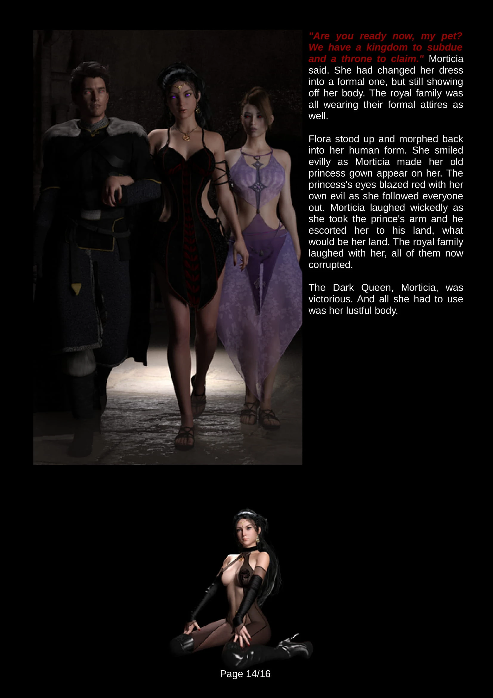 The Dark Queen porn comic picture 15