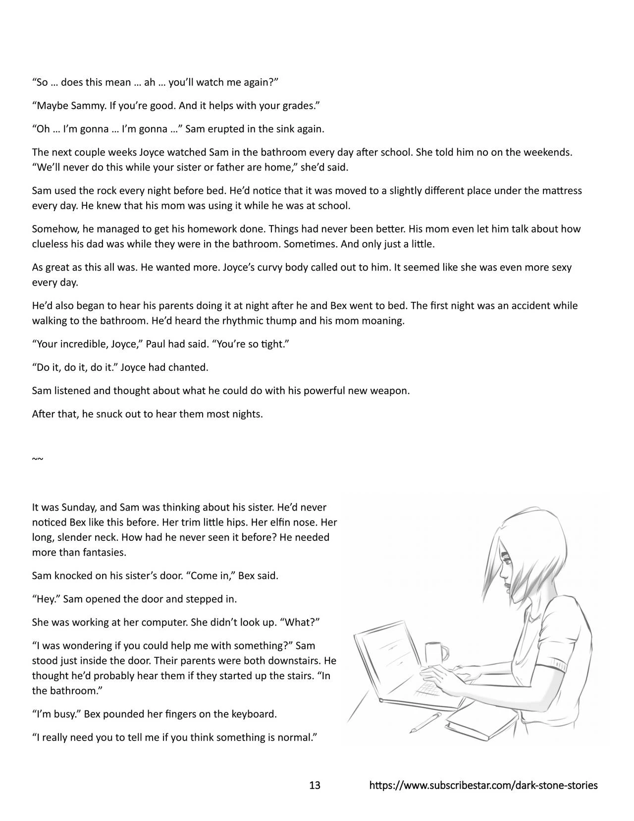 The Dark Stone porn comic picture 14