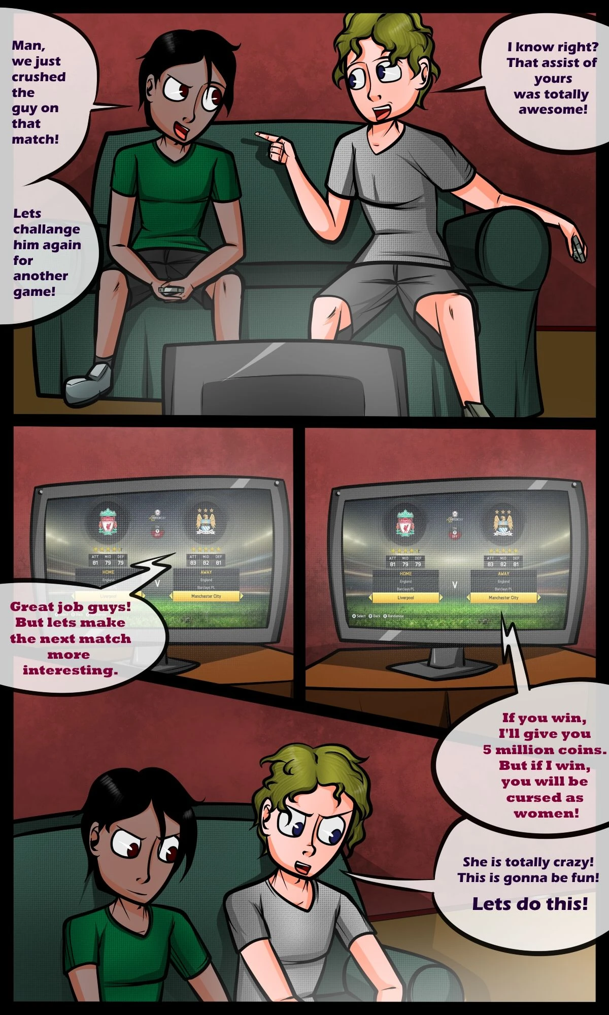The Football Curse porn comic picture 2