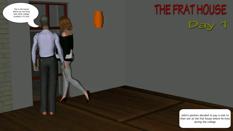 The frat house - day 1 porn comic picture 1