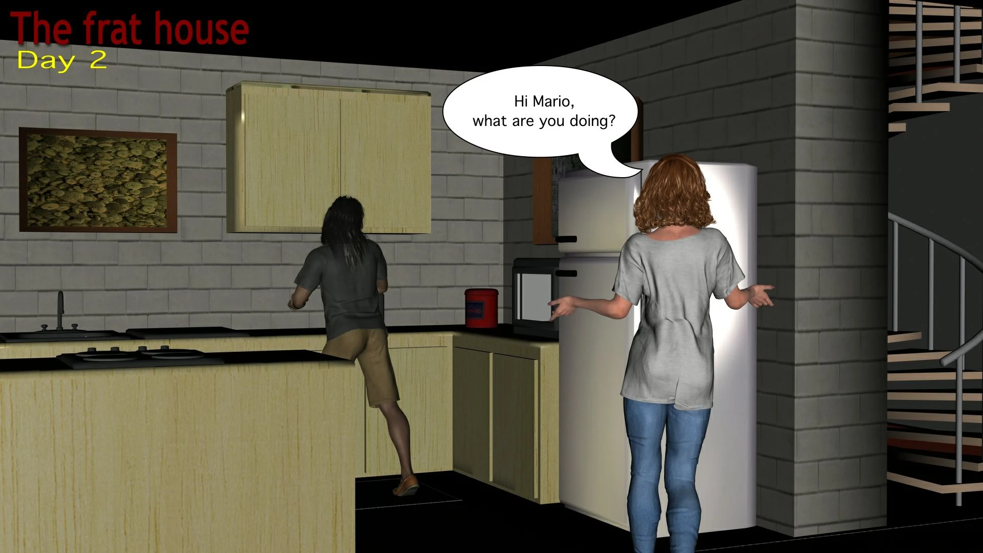 The frat house - day 2 porn comic picture 1