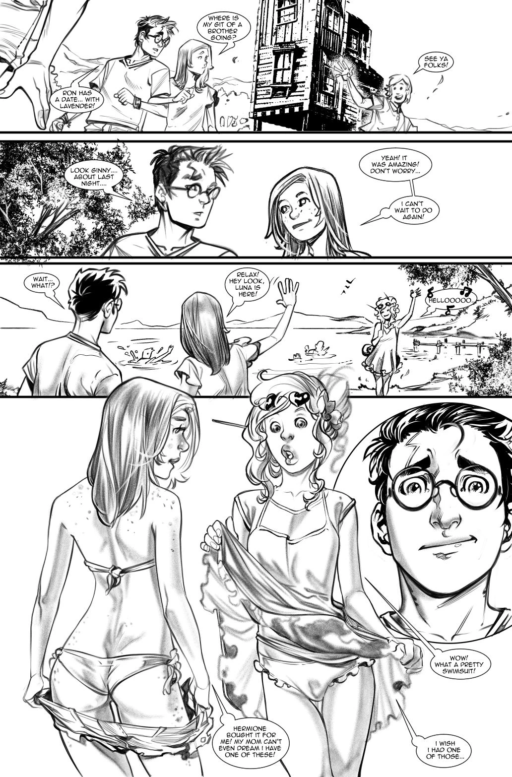 The Harry Potter Experiment 3: Catching Narggles porn comic picture 2