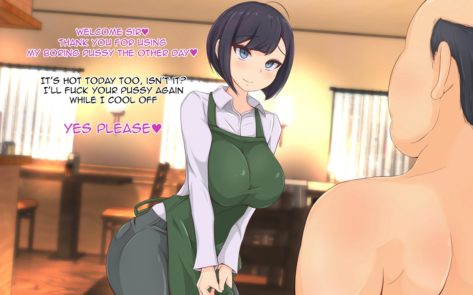 The Hypnotic Old Man and The Impregnated Married Shopkeeper porn comic picture 41