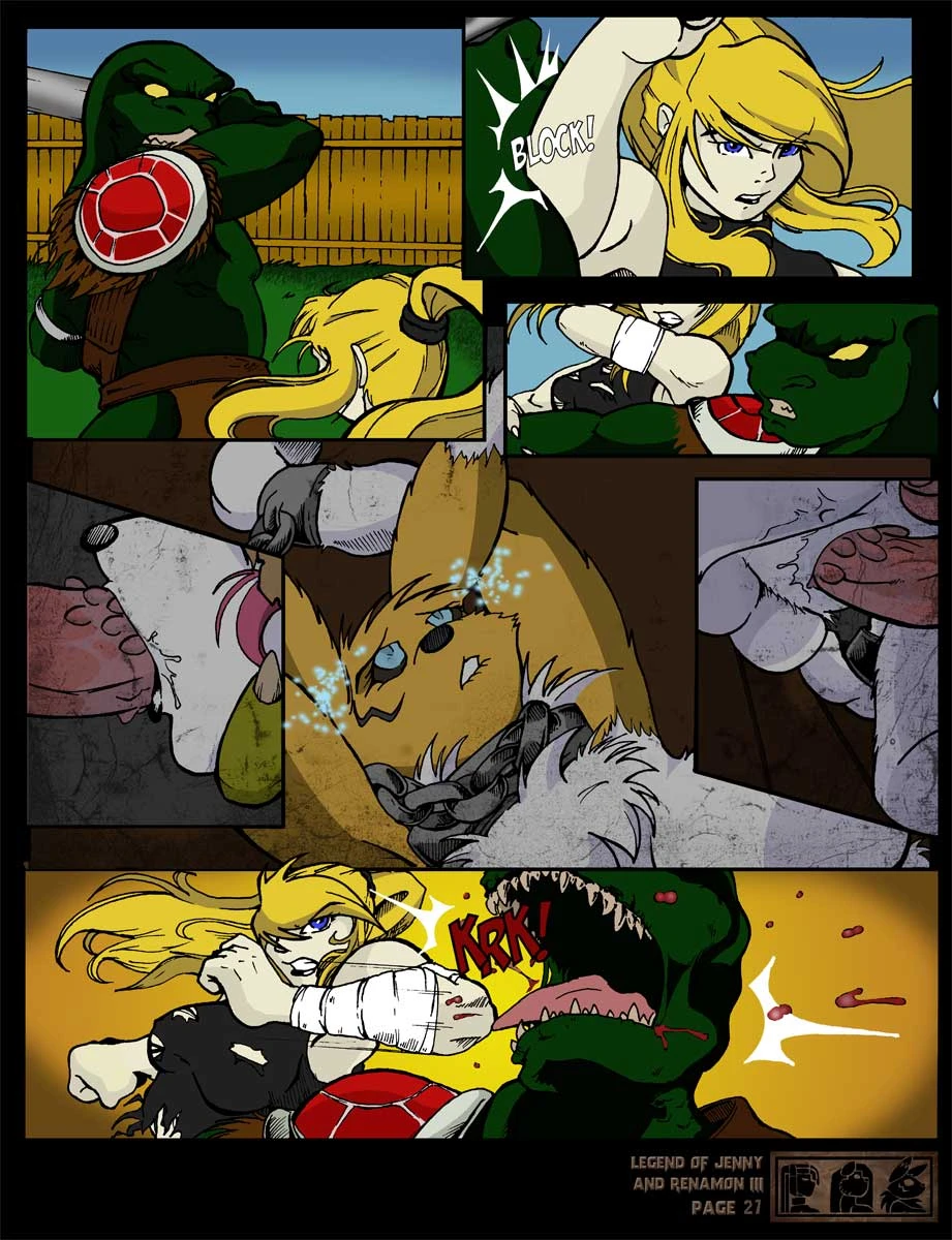 The Legend Of Jenny And Renamon 3 porn comic picture 22