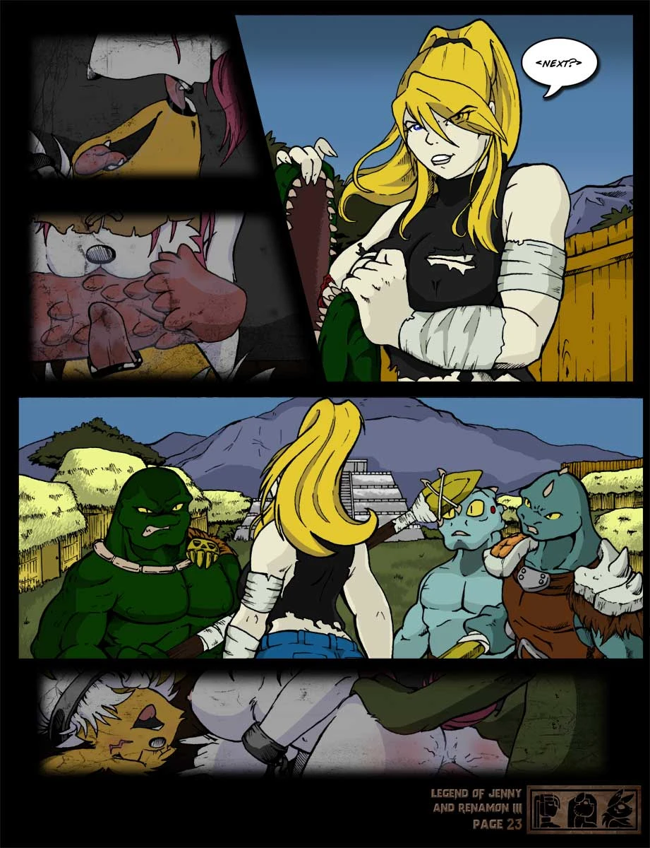 The Legend Of Jenny And Renamon 3 porn comic picture 24