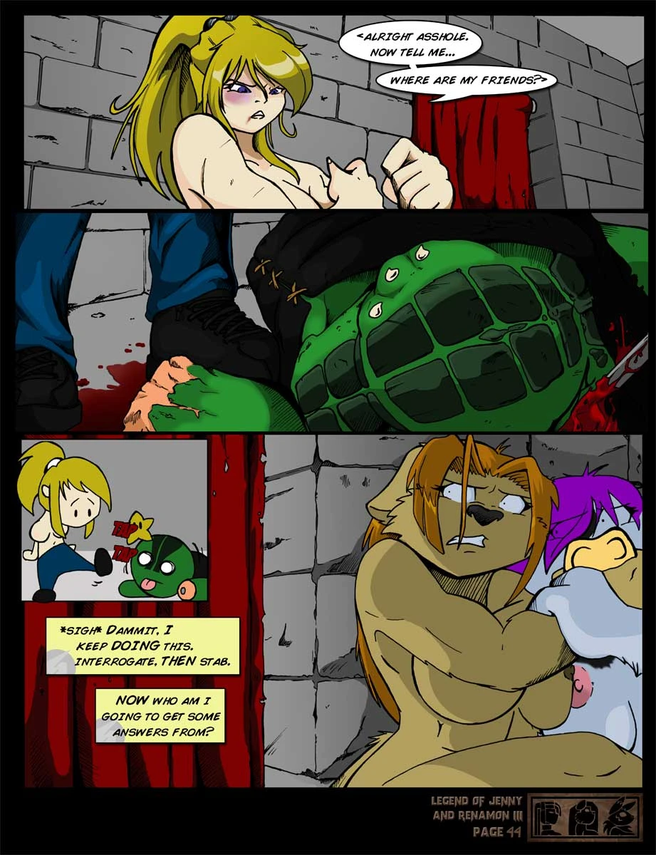 The Legend Of Jenny And Renamon 3 porn comic picture 45