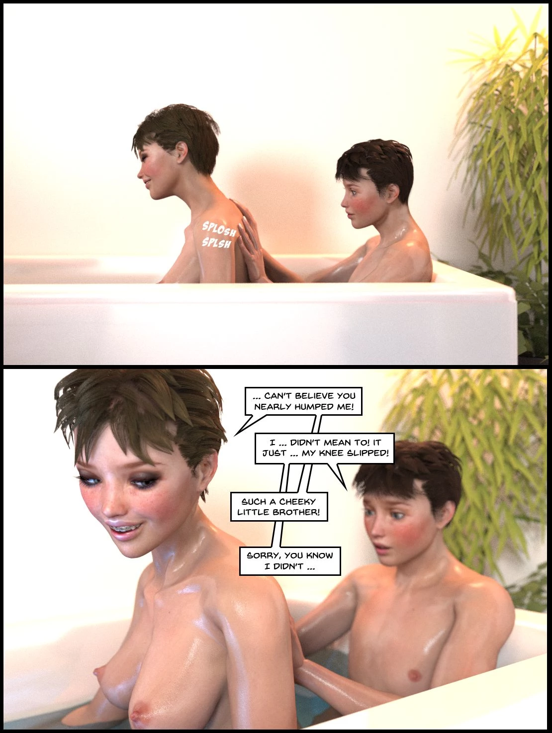The Lithium Comic. 07: Family Bathtime. Act 1 porn comic picture 26