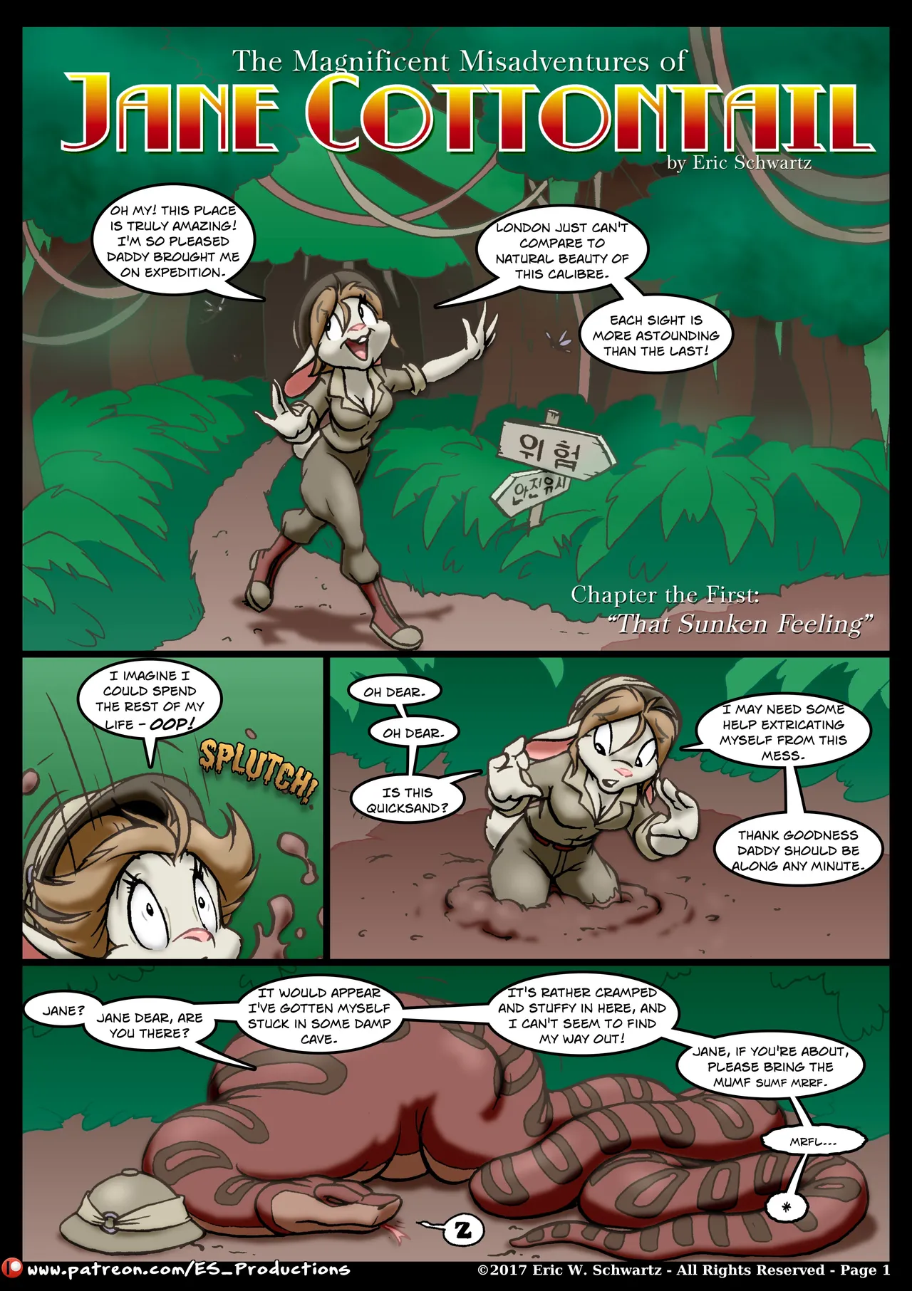 The Magnificent Misadventures of Jane Cottontail porn comic picture 2